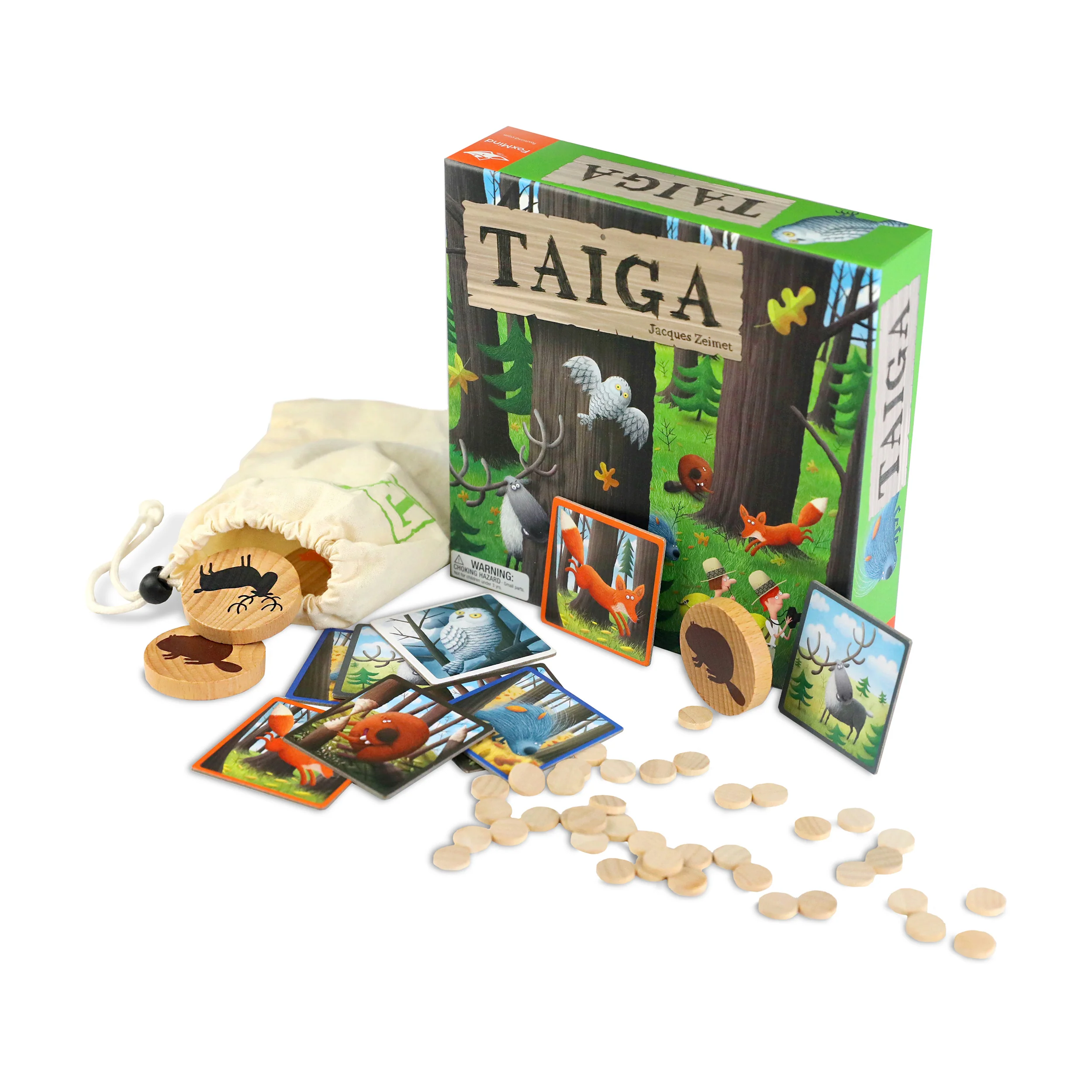Taiga Wilderness Memory Game - Discover Hidden Animals - Image 4