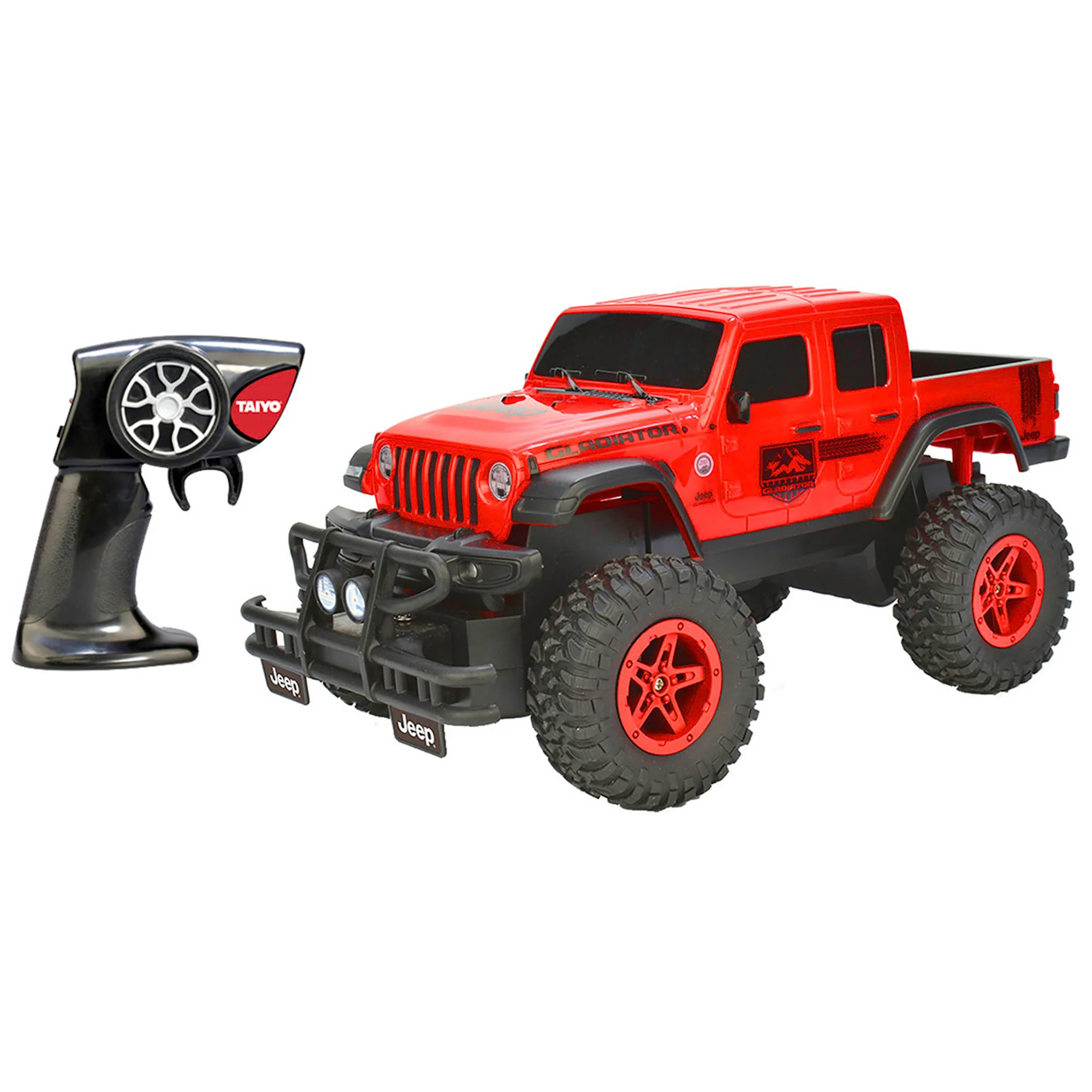 Taiyo Jeep Gladiator 1:16 Scale R/C Vehicle - Bold Red - Image 2