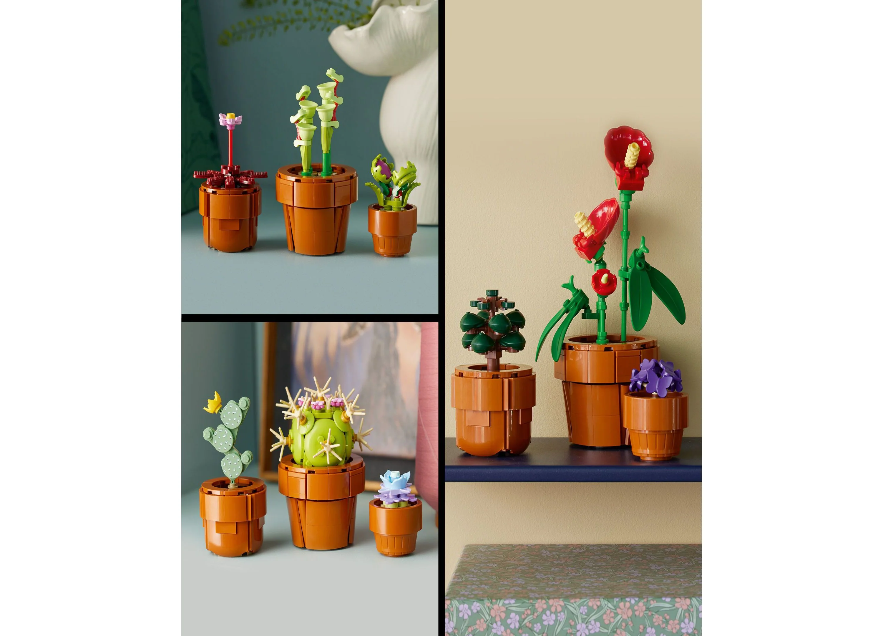 LEGO Icons Tiny Plants 758 Piece Display Set - Model 10329 - Image 10