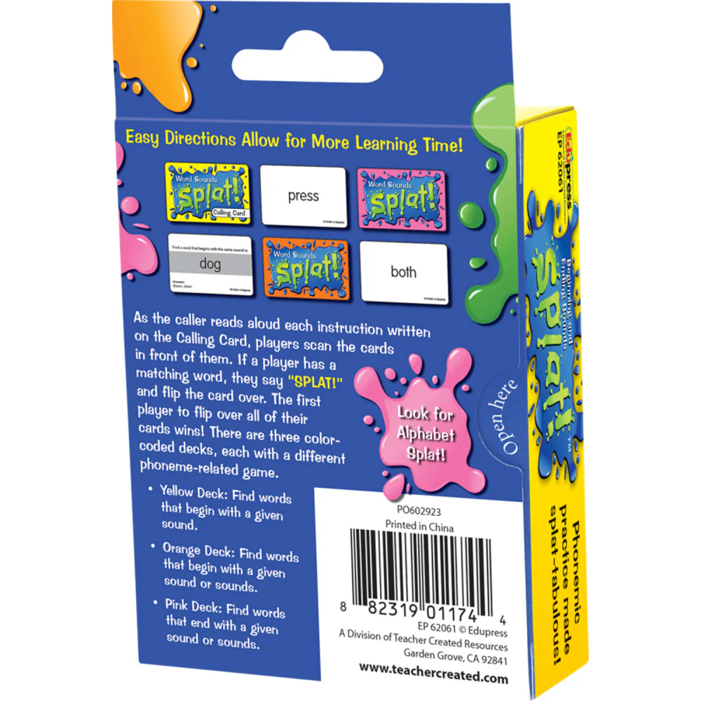 Teacher Created Resources Splat Game - Beginning and Ending Sounds - Image 6
