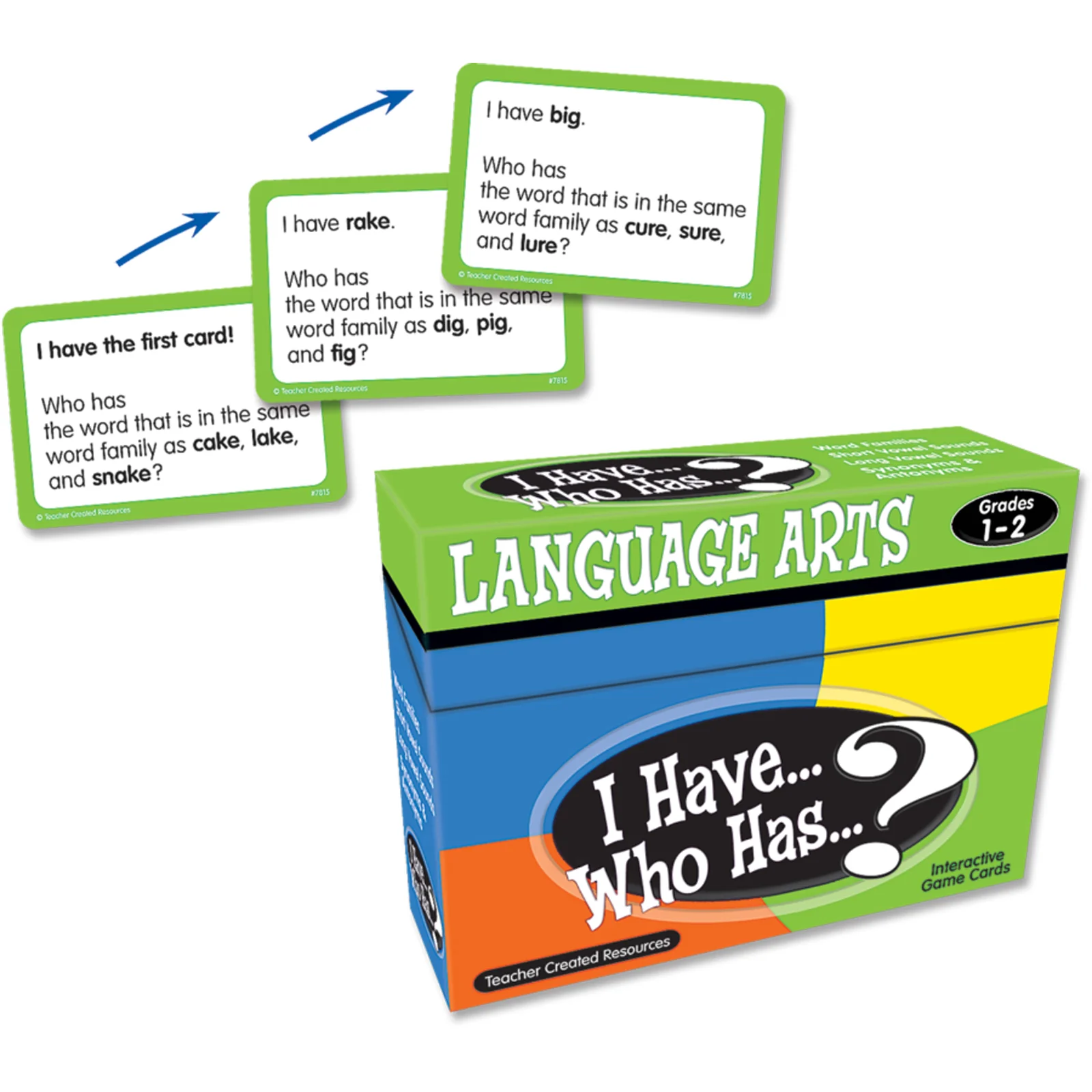 Teacher Created Resources I Have, Who Has Language Arts Game - Grades 1-2 - Image 2