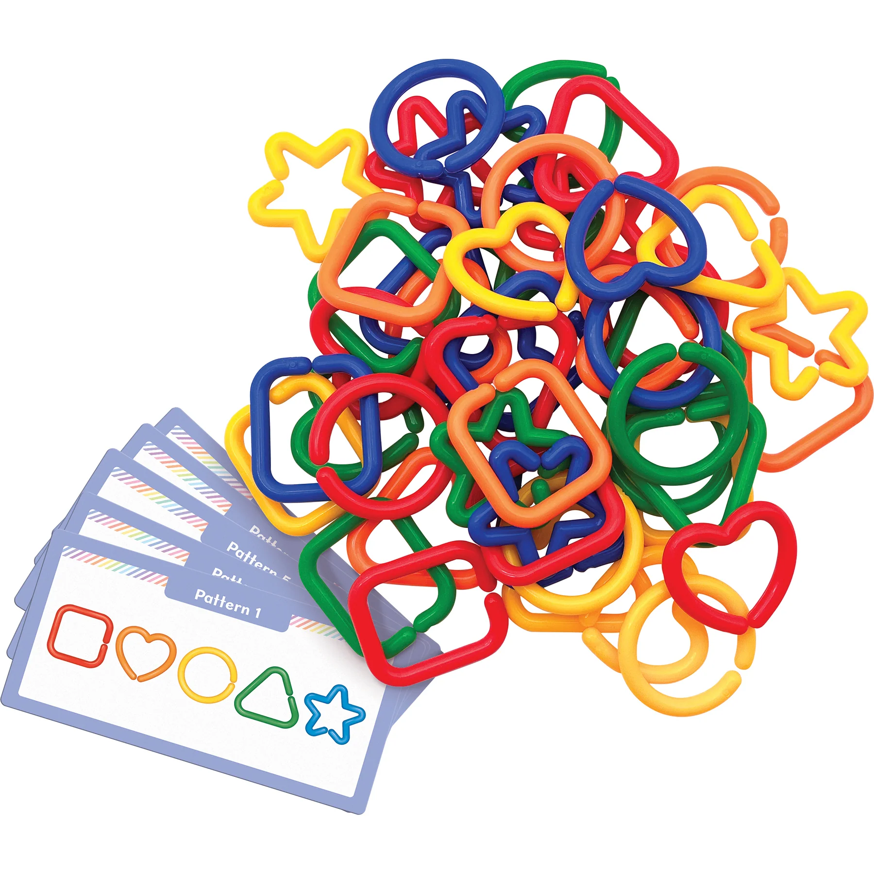 Teacher Created Resources Linking Shapes - Educational Color & Shape Recognition Set - Image 3