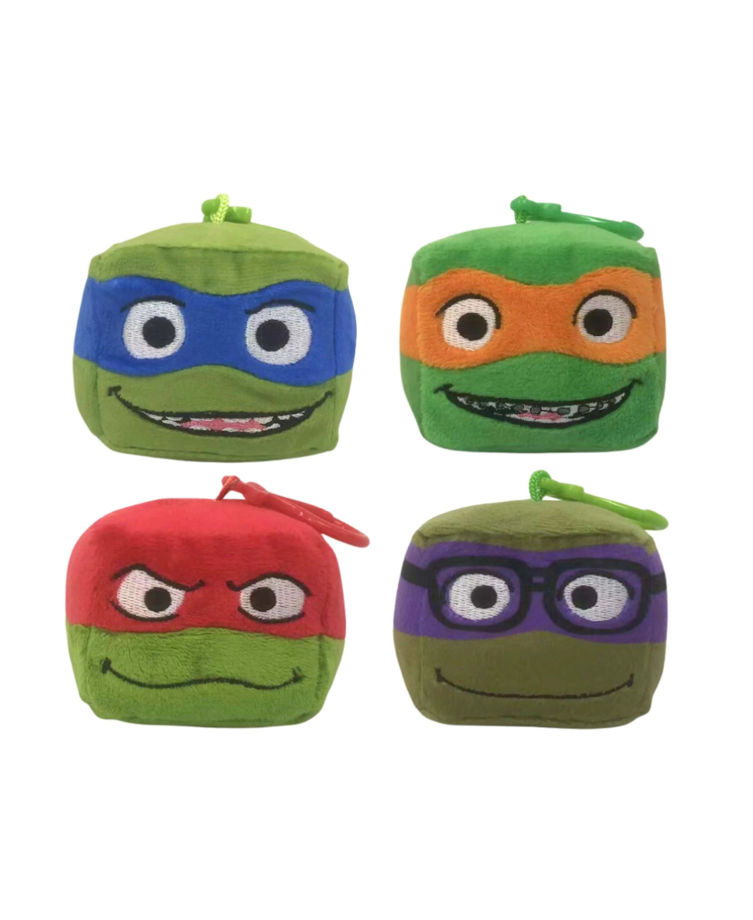 Teenage Mutant Ninja Turtles Cubez 4-Pack Plush Set