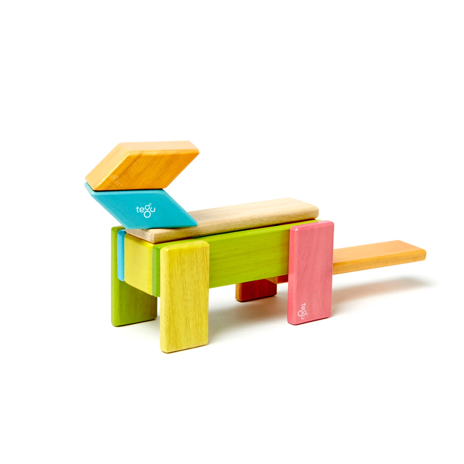 Tegu Classroom Magnetic Wooden Block Set, 130-Piece Educational Kit - Image 4