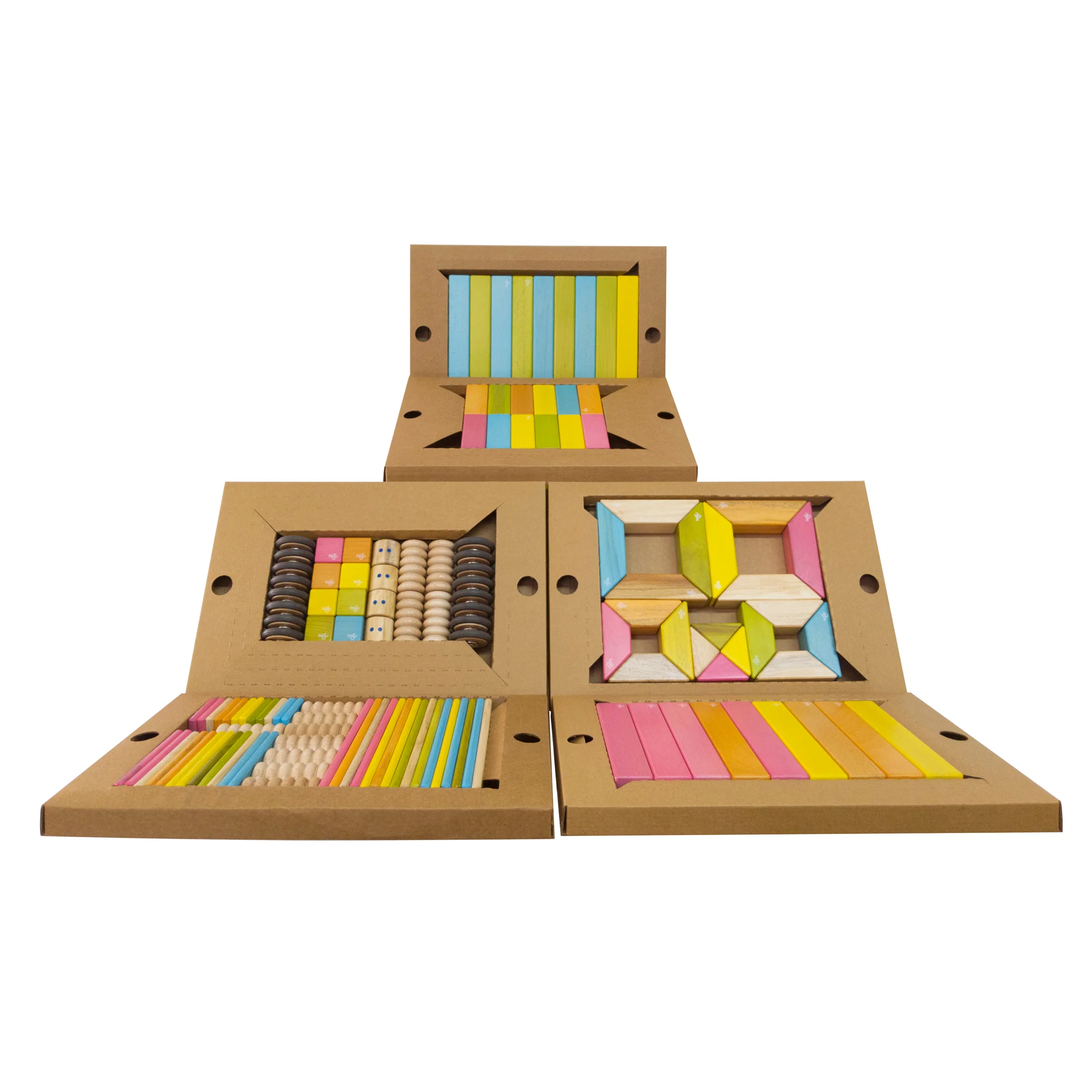 Tegu Classroom Magnetic Wooden Block Set, 130-Piece Educational Kit - Image 5