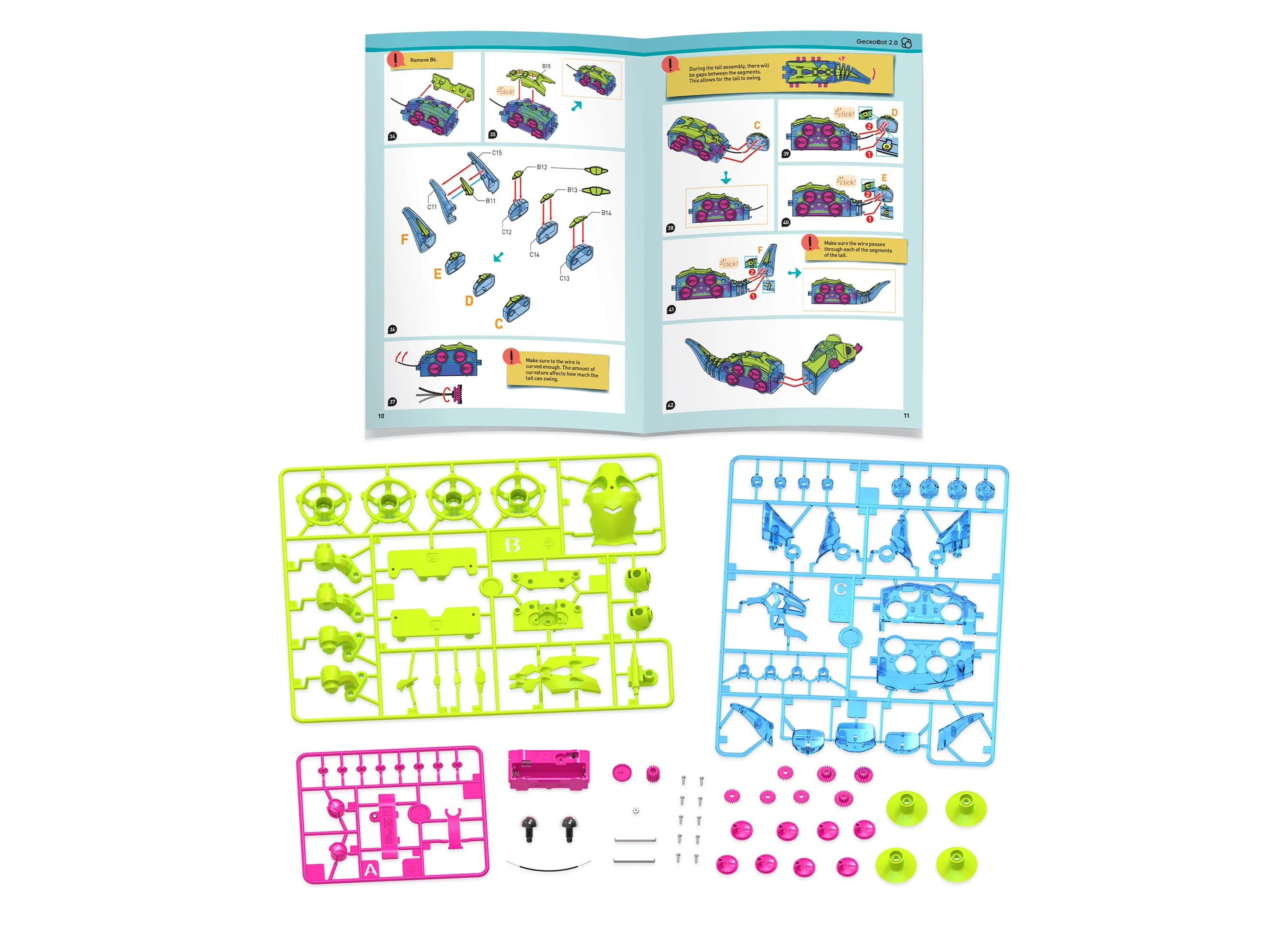Thames & Kosmos GeckoBot 2.0 Wall Climbing Robot Building Kit - Image 5