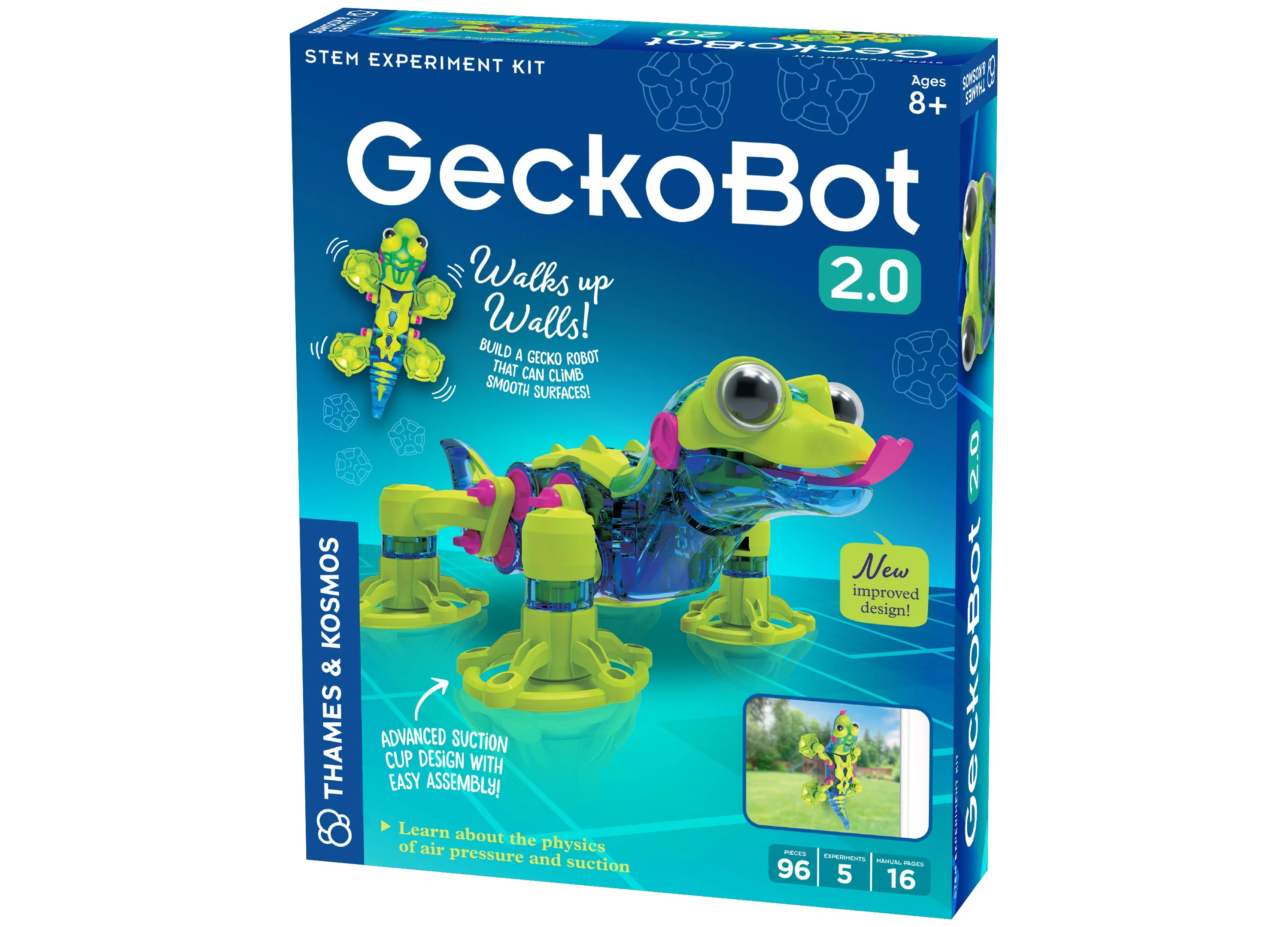 Thames & Kosmos GeckoBot 2.0 Wall Climbing Robot Building Kit - Image 6