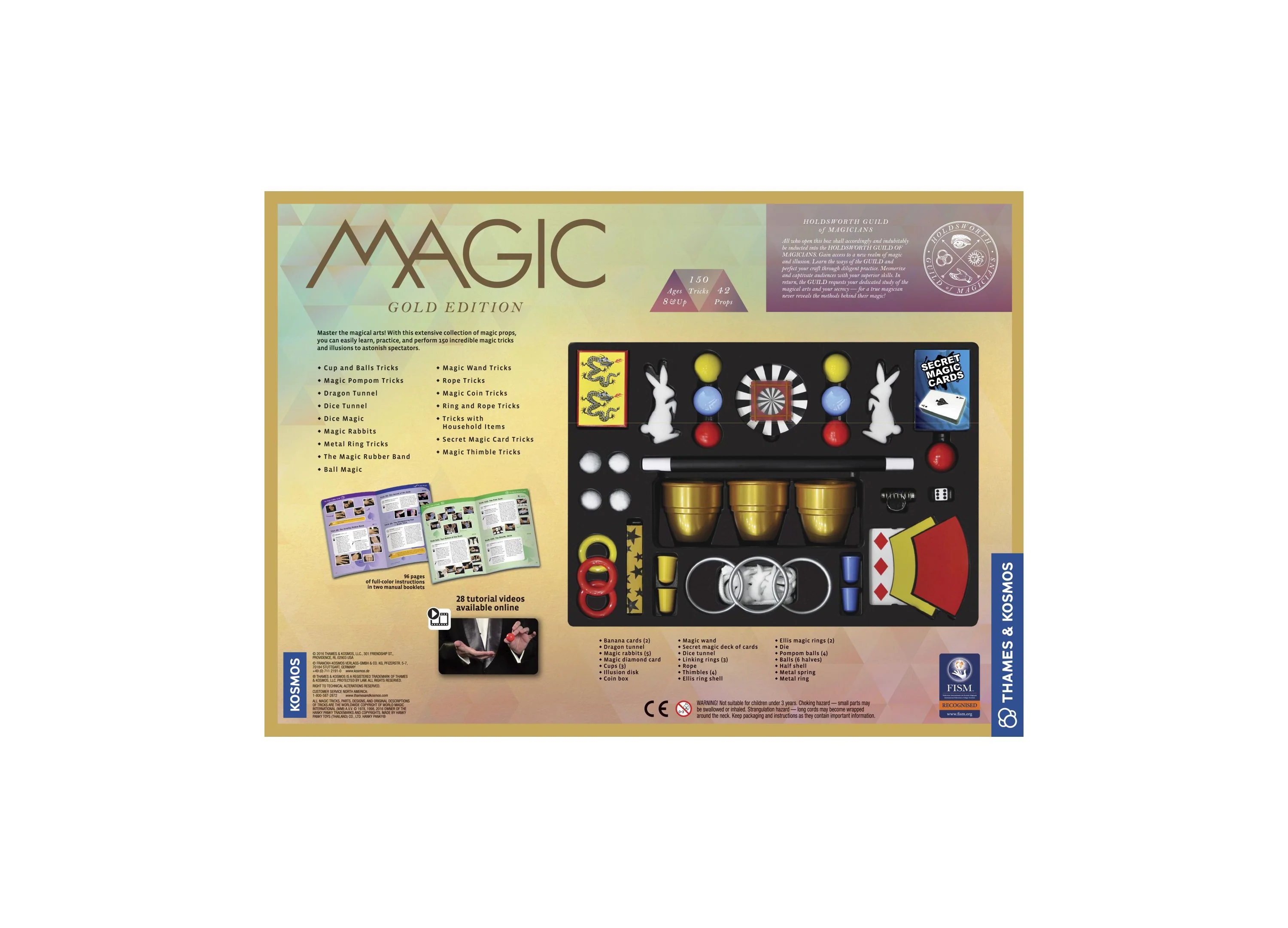 Thames & Kosmos Magic Gold Edition - 150 Tricks With 42 Props - Image 3