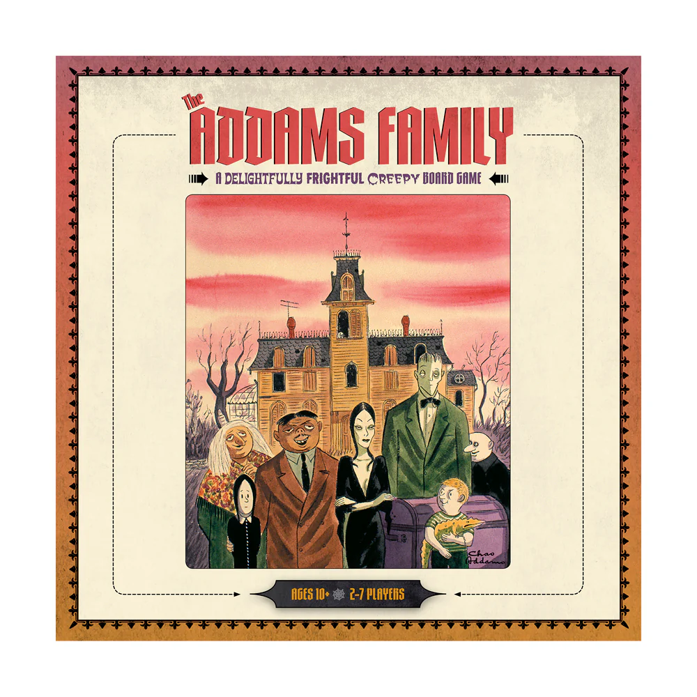 The Addams Family Creepy Board Game Featuring Charles Addams Art - Image 2