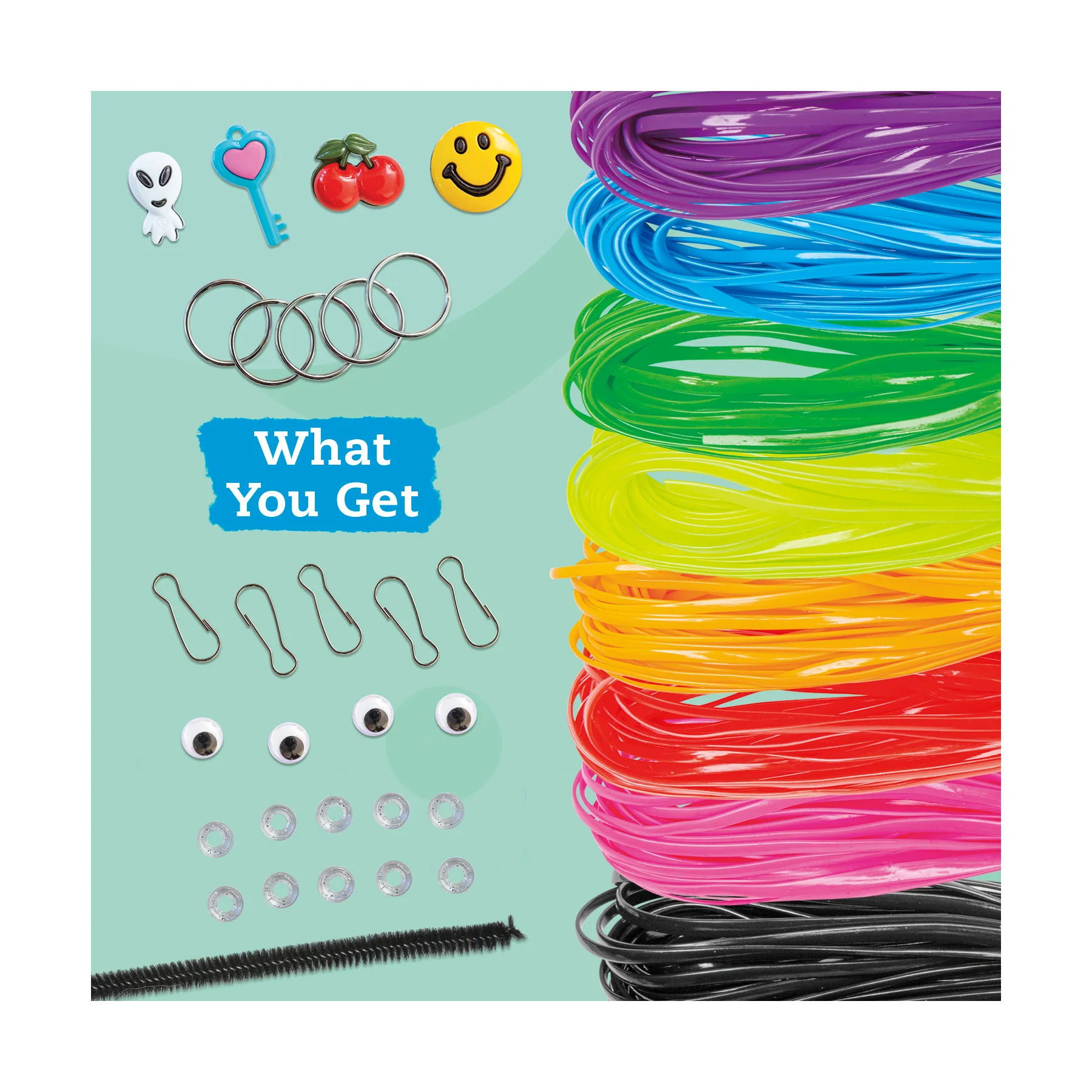 Klutz Best Ever Lanyard, Scoubidou & Boondoggle Craft Book - Image 3