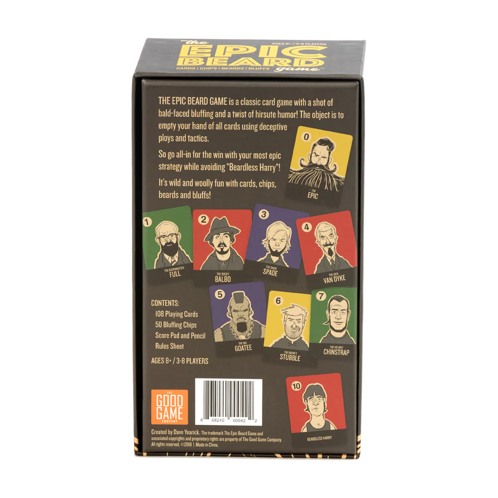 The Epic Beard Game Family Bluffing Card Game - Image 2