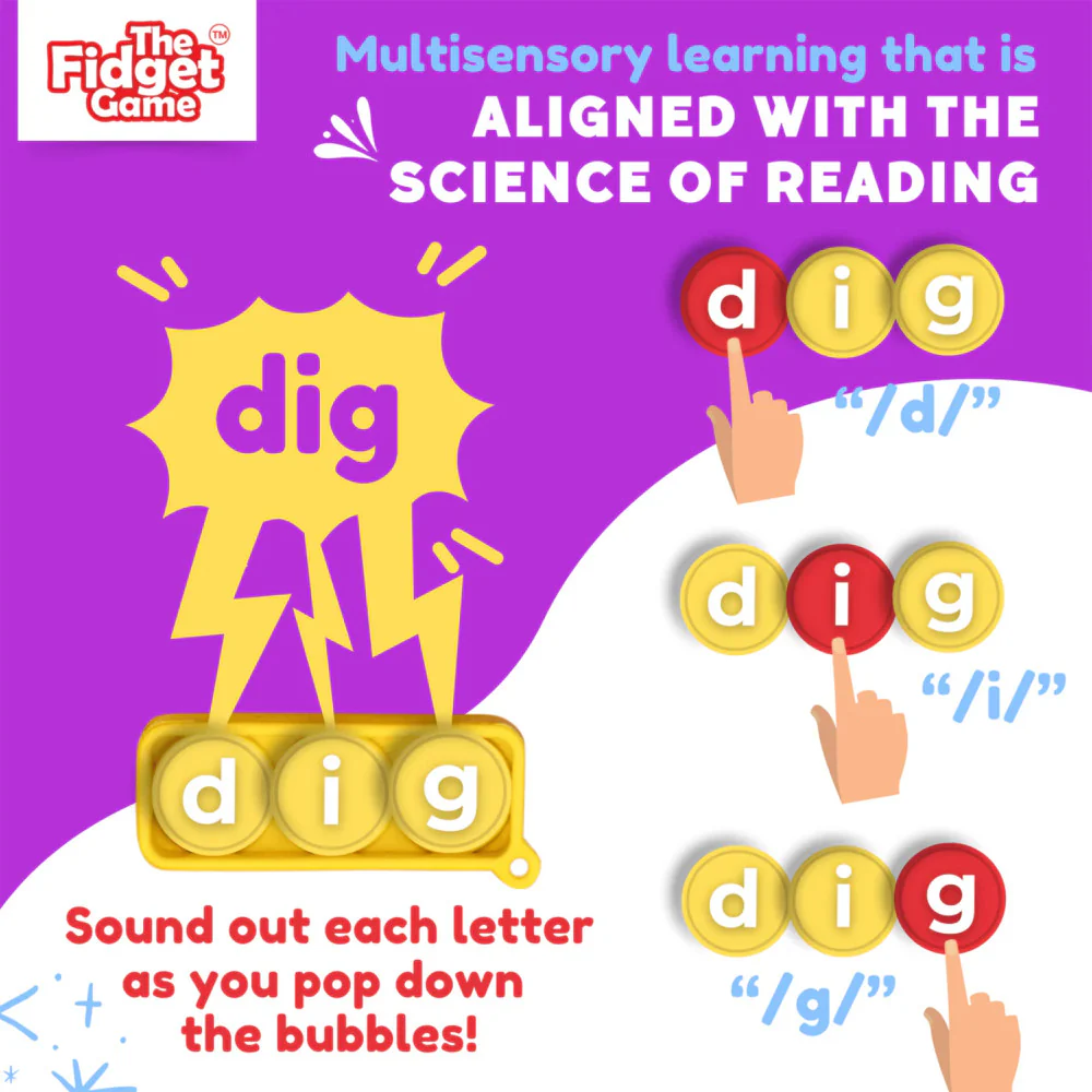 Sneaky Elves CVC Reading Game - Interactive Fidget Game - Image 7