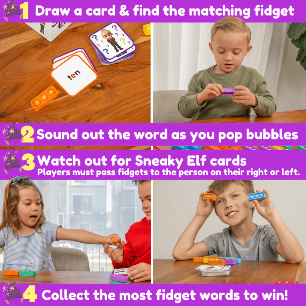 Sneaky Elves CVC Reading Game - Interactive Fidget Game - Image 8