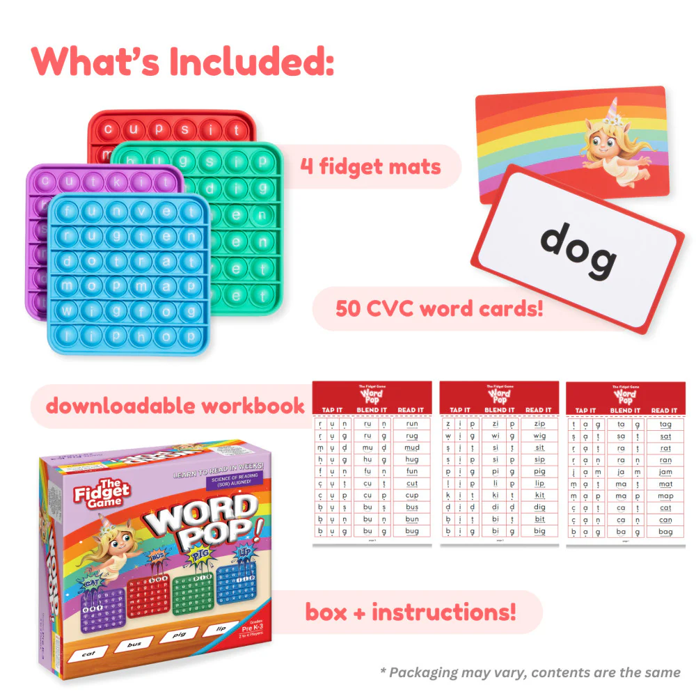 The Fidget Game Word Pop! Educational Bubble-Popping Game - Image 6