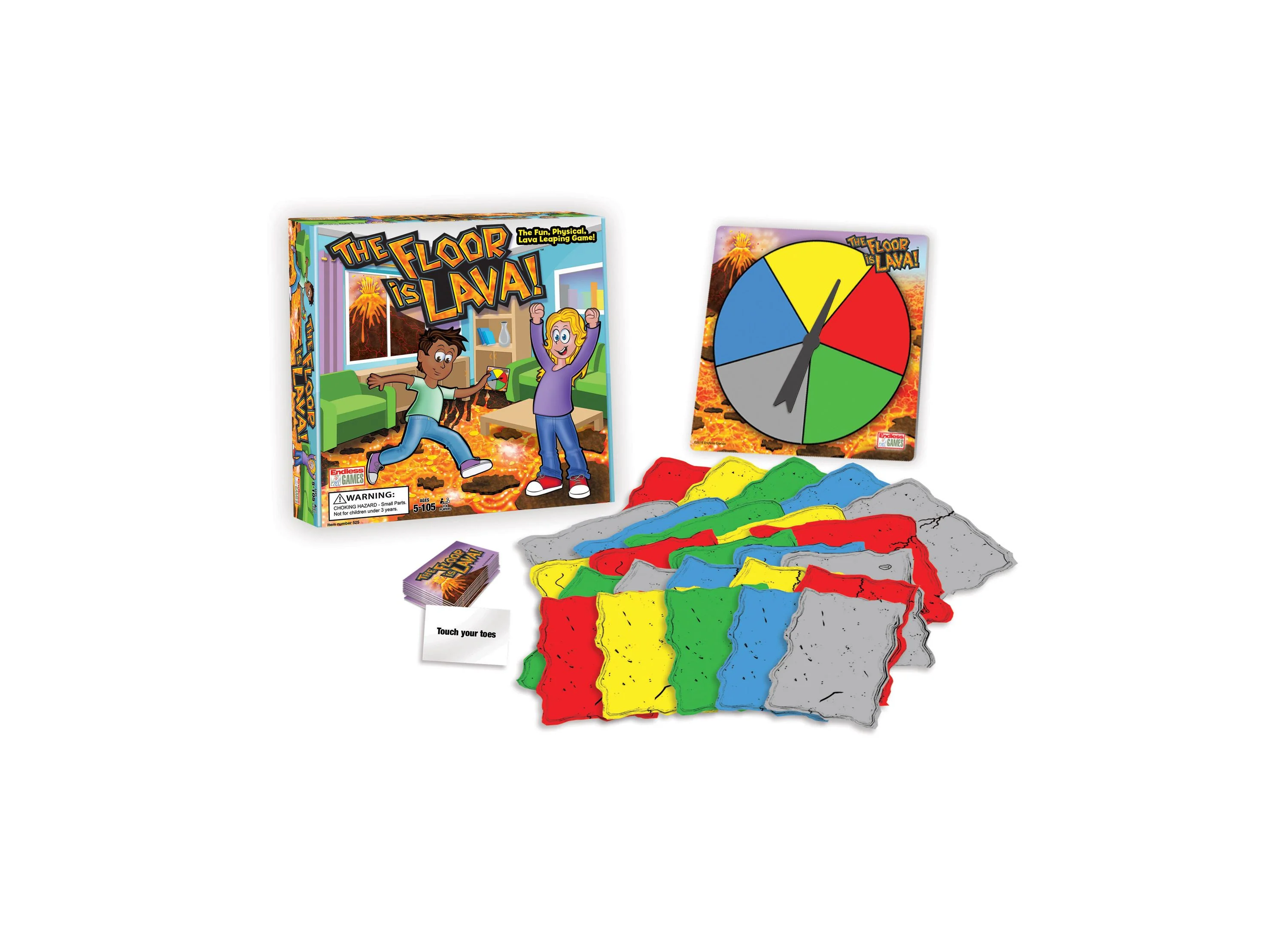 The Floor is Lava! Interactive Foam Stone Jumping Game - Image 2