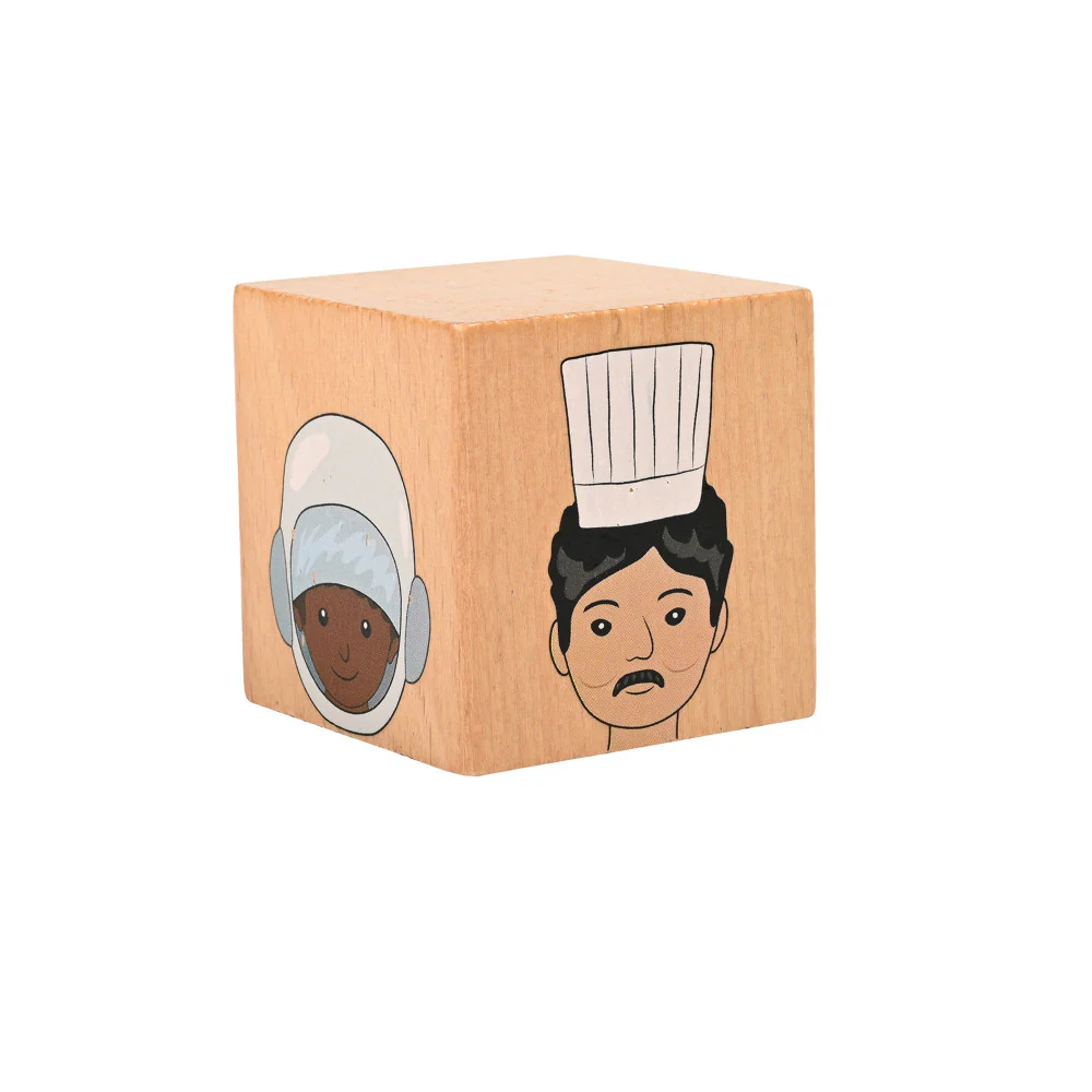The Freckled Frog Career Mix 'N’ Match Wooden Blocks - Diverse Professions Set - Image 4