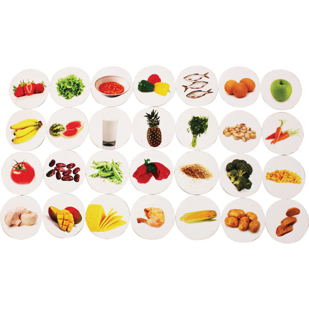 The Freckled Frog Healthy Foods Matching Pairs Game - Image 2