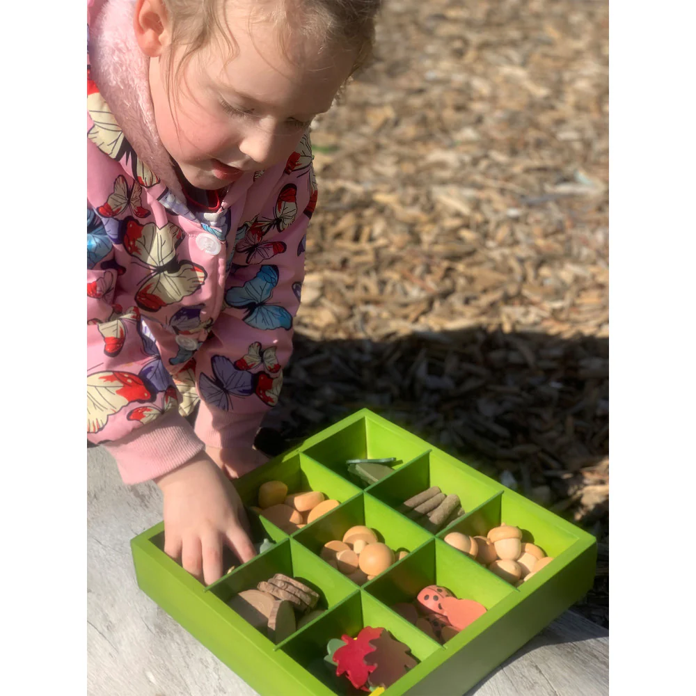 The Freckled Frog Nature's Sorting Box - 90 Piece Woodland Theme - Image 5