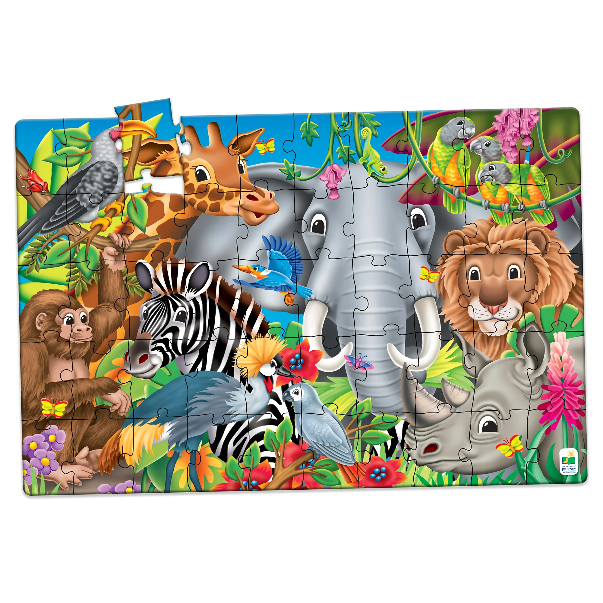The Learning Journey Jumbo Floor Puzzle - Animals of the World, 50 pc - Image 2