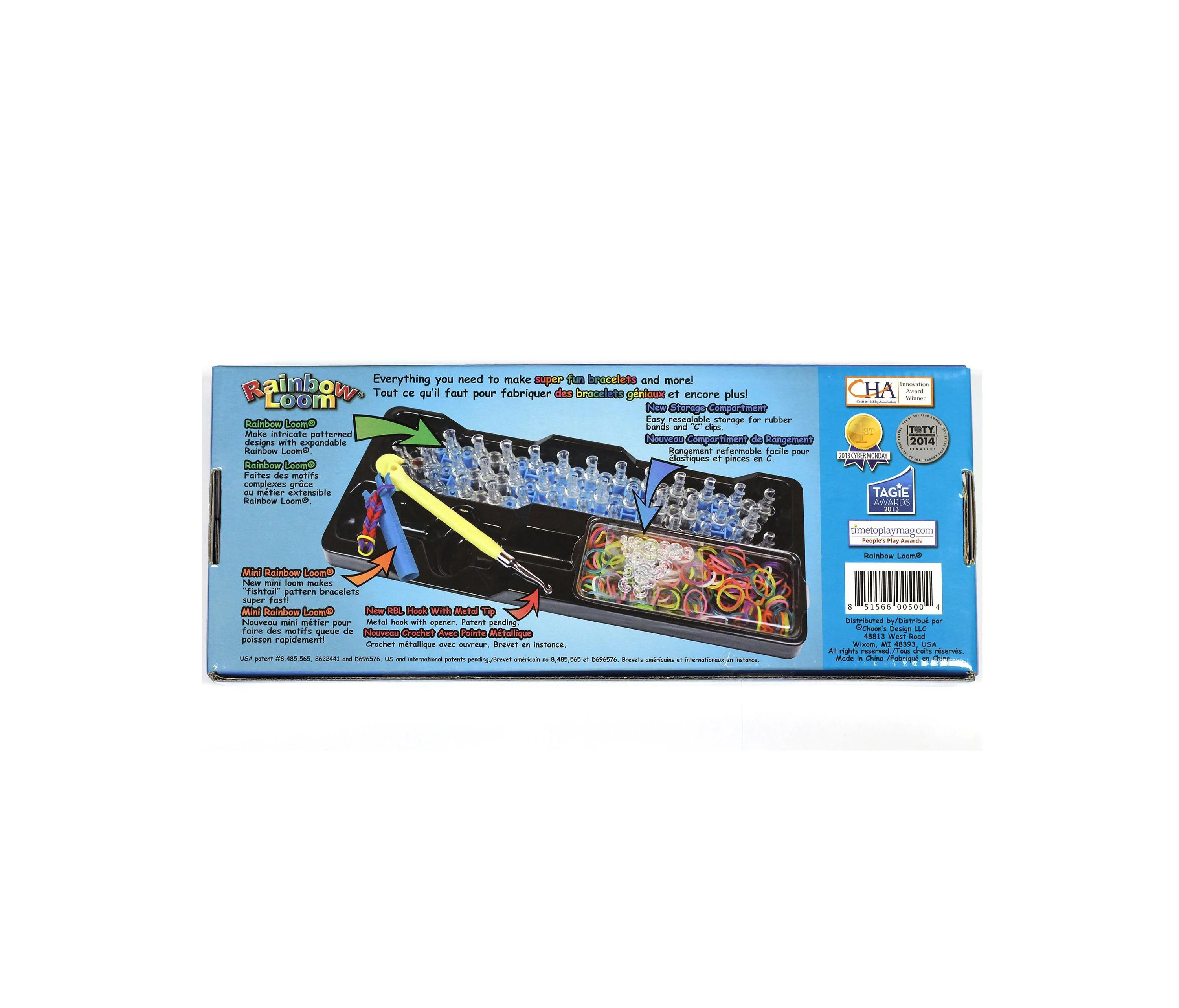 Rainbow Loom Original Rubber Band Crafting Kit, 626-Piece Set - Image 4