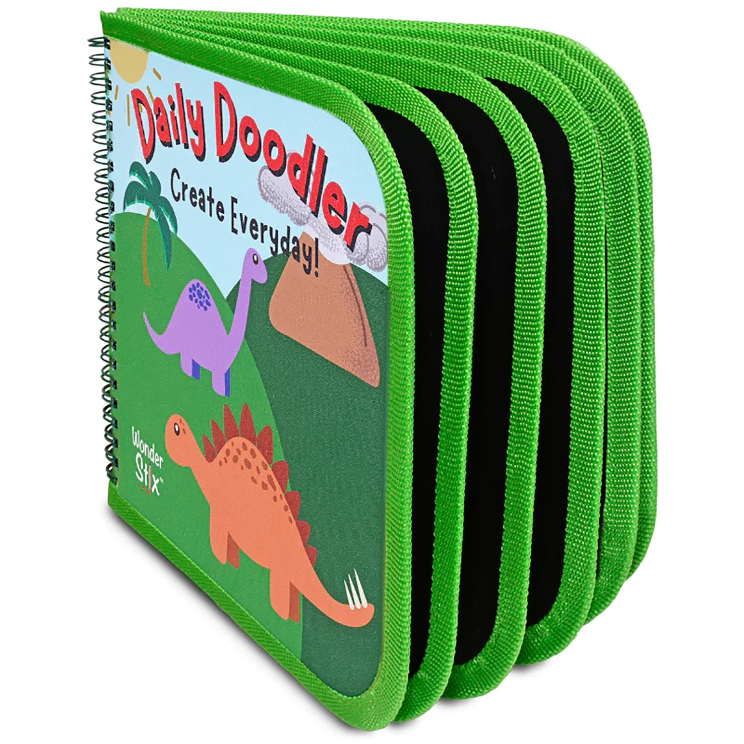 The Pencil Grip Daily Doodler Dino-Themed Reusable Activity Book with Wonder Stix - Image 3