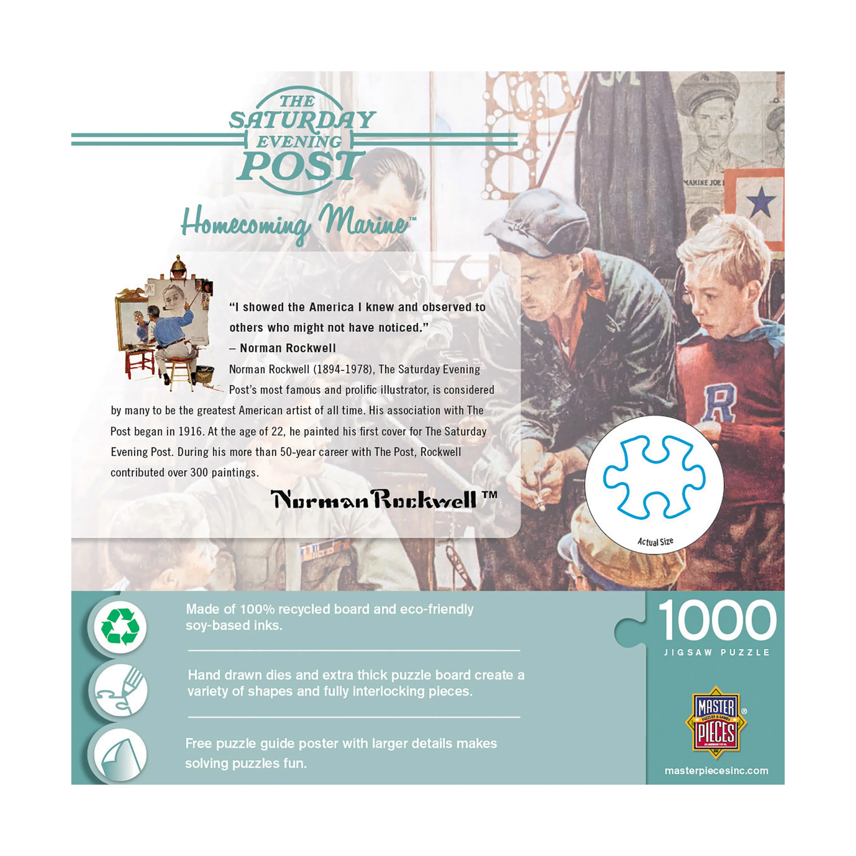MasterPieces Homecoming Marine Jigsaw Puzzle - 1000 pc - Image 4