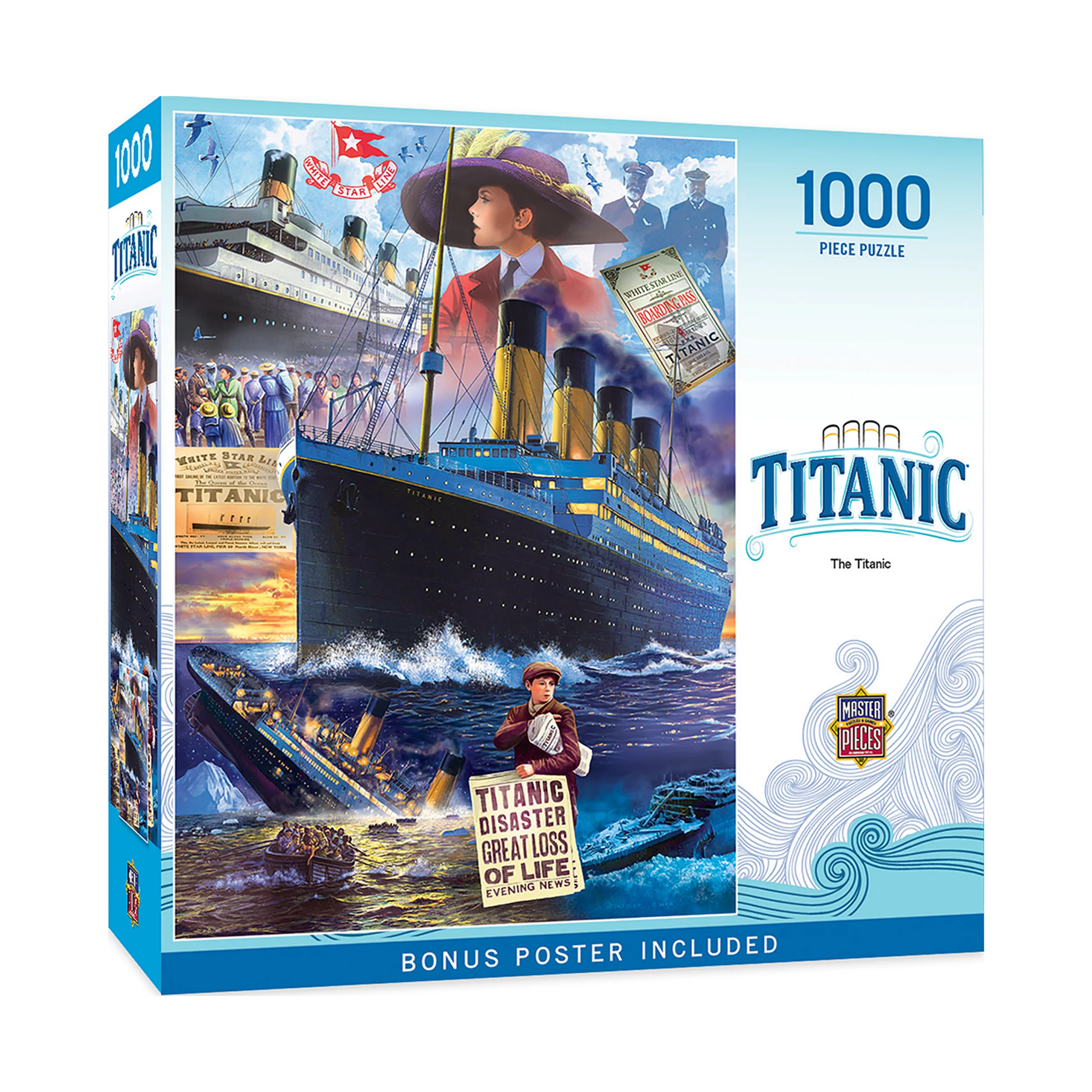 MasterPieces Historical Titanic Jigsaw Puzzle - 1000 pc - Image 2
