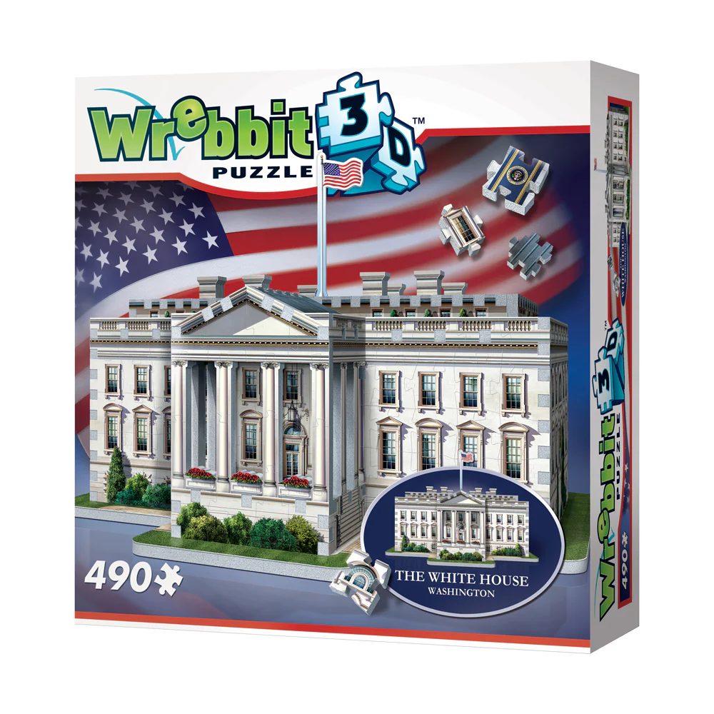 Wrebbit The White House 3D Foam Puzzle - 490 pc - Image 2