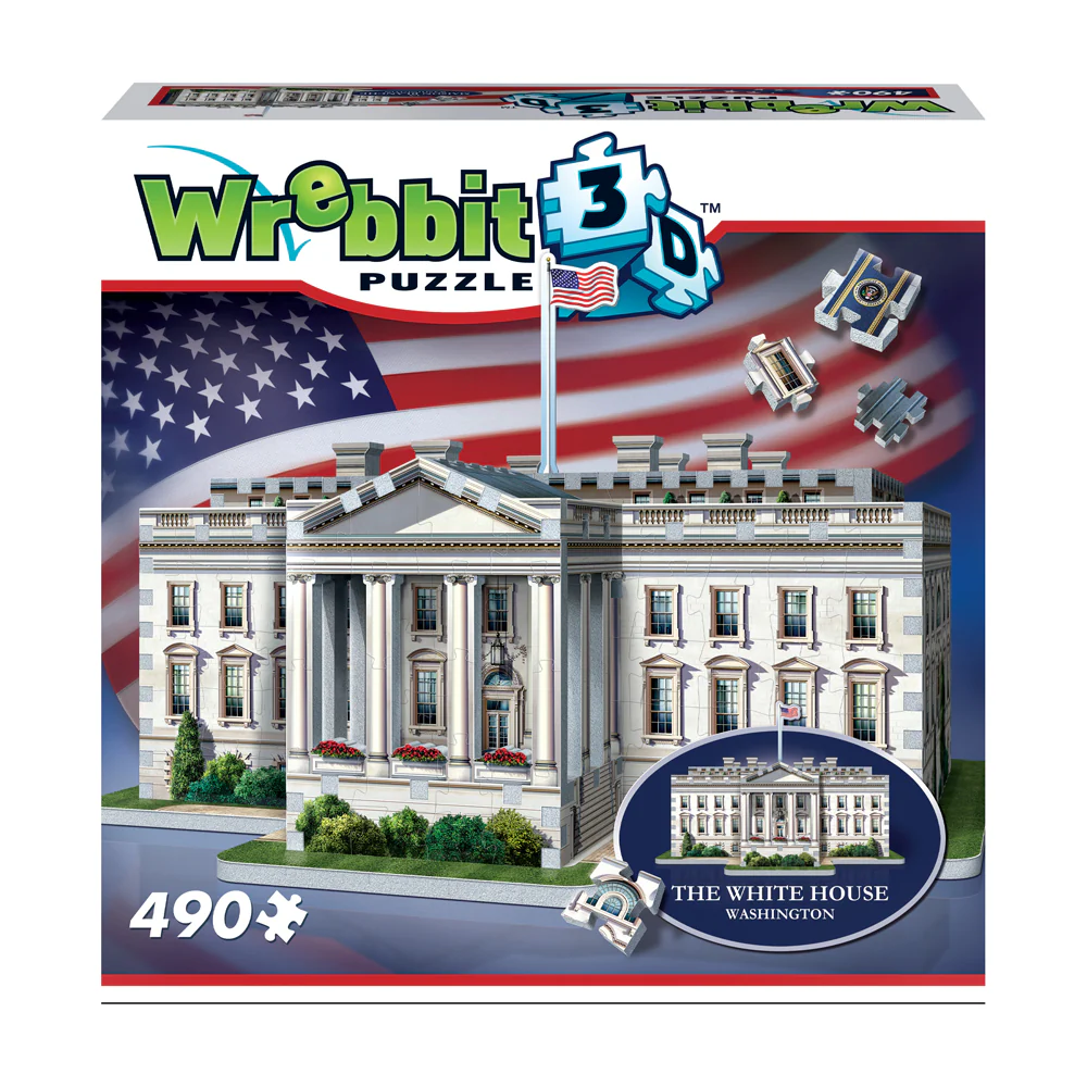 Wrebbit The White House 3D Foam Puzzle - 490 pc - Image 3