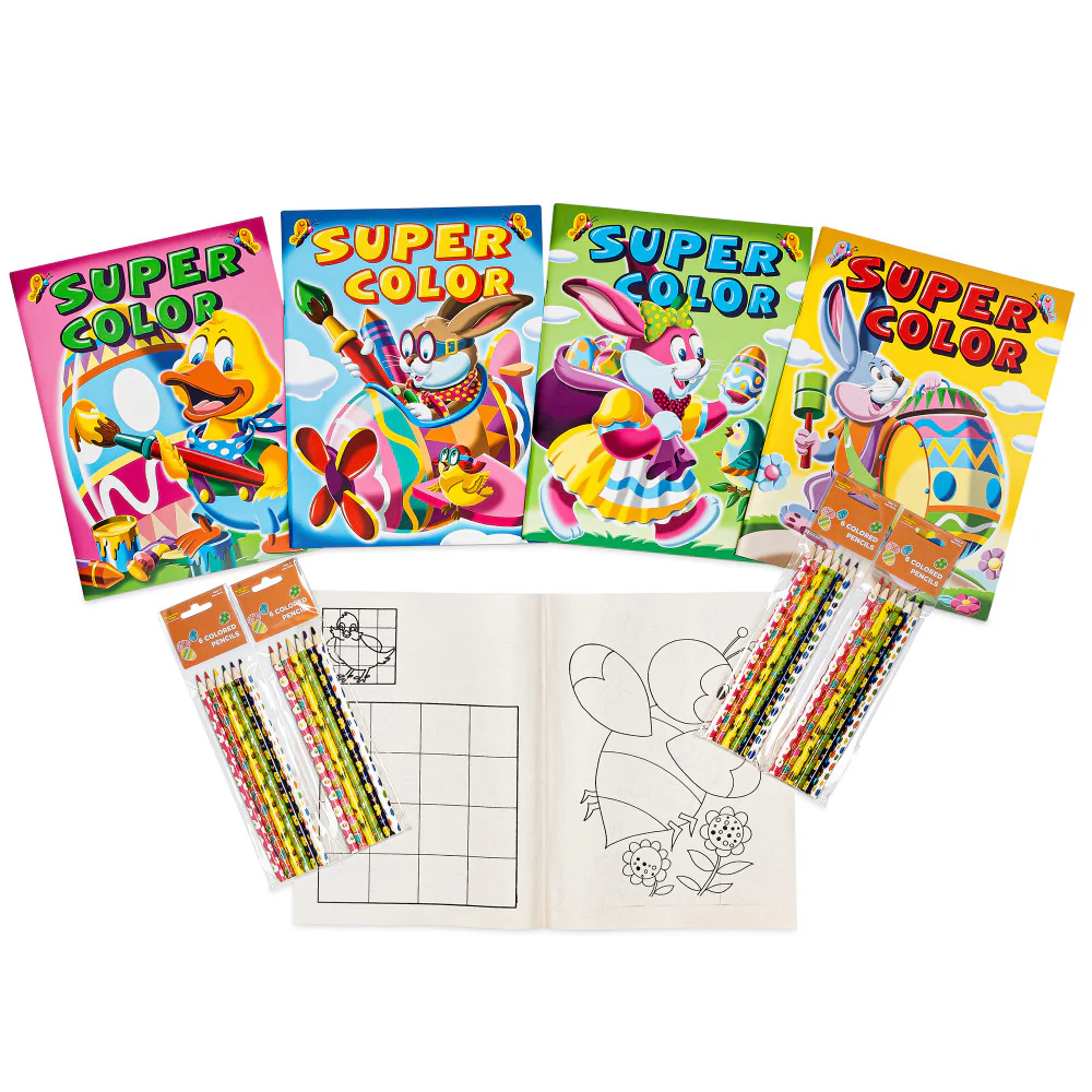 Three Little Twigs Easter/Spring Coloring Bundle - 8pc Set - Image 2