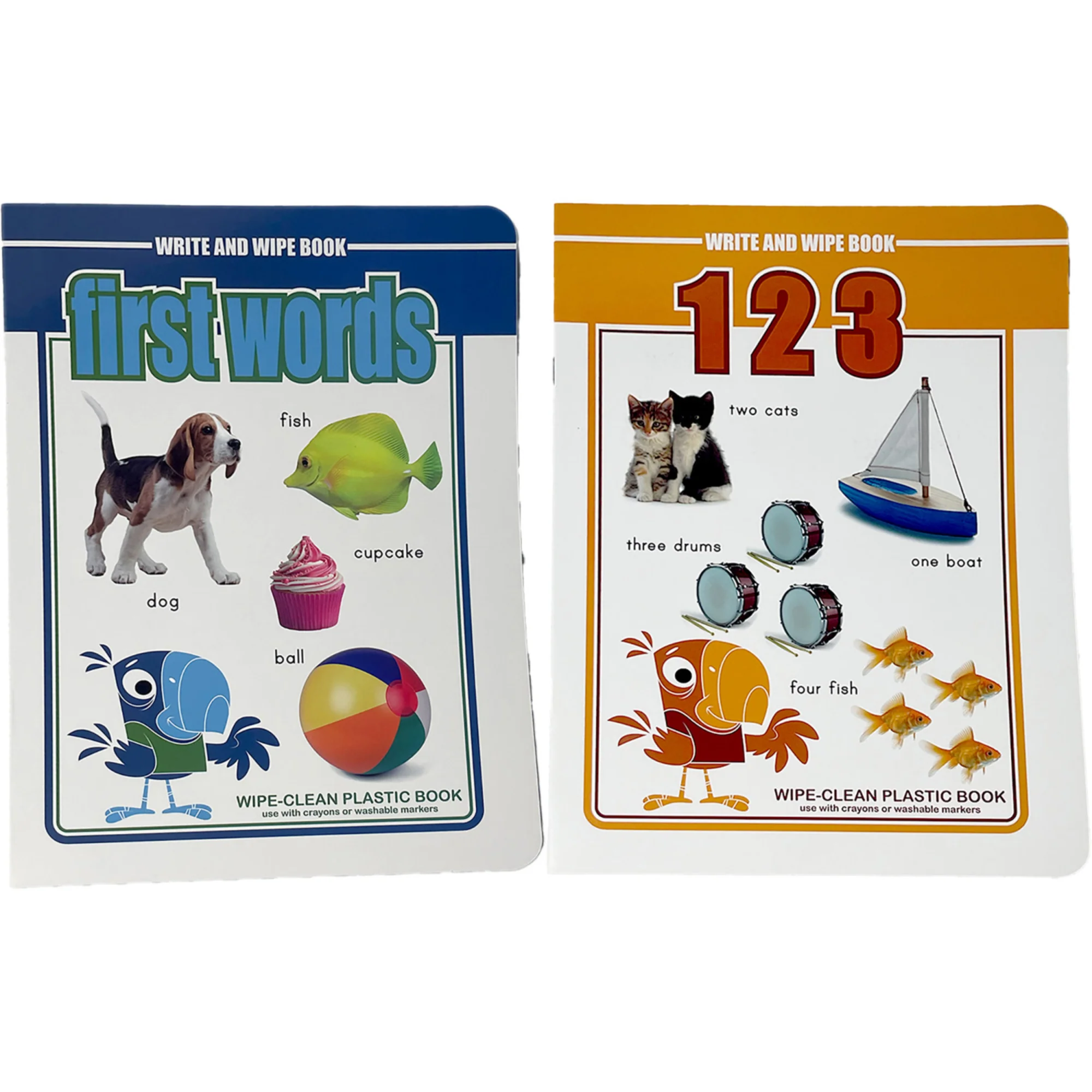 Three Little Twigs Write & Wipe - 8pk Assorted Reusable Educational Books - Image 7