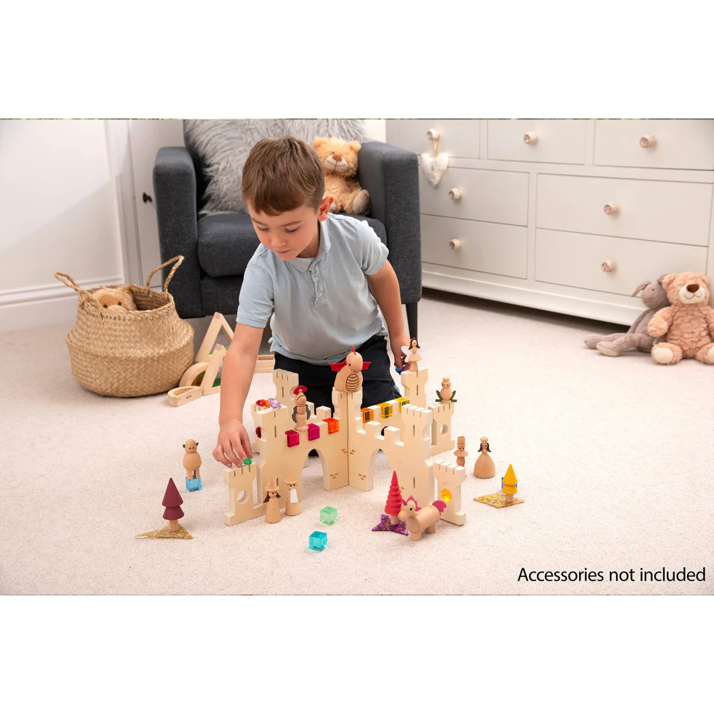 TickiT Discovery Castle Dividers - Wooden Playset - Image 4