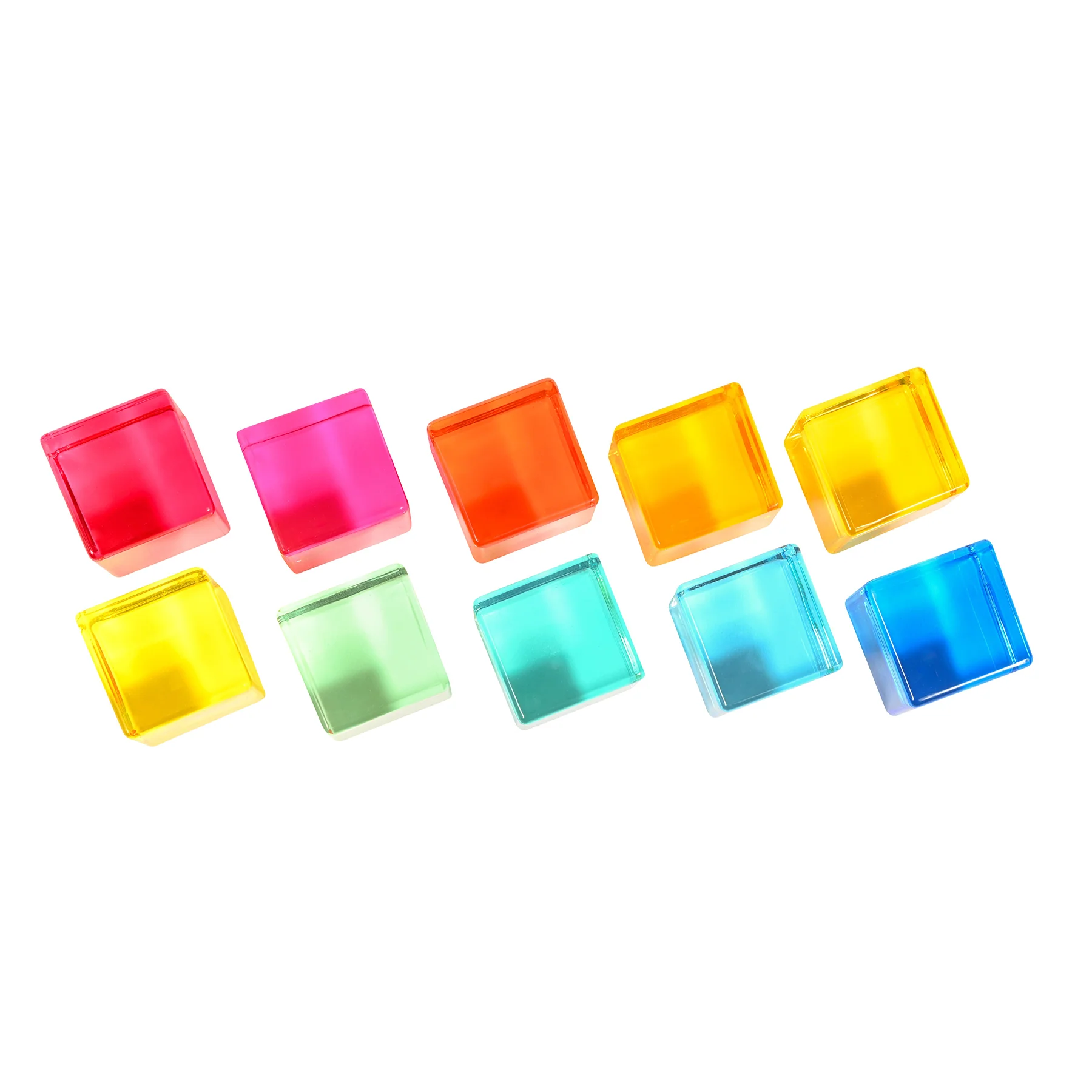 TickiT Gem Cubes - Colorful Learning Fun Set of 10 - Image 2