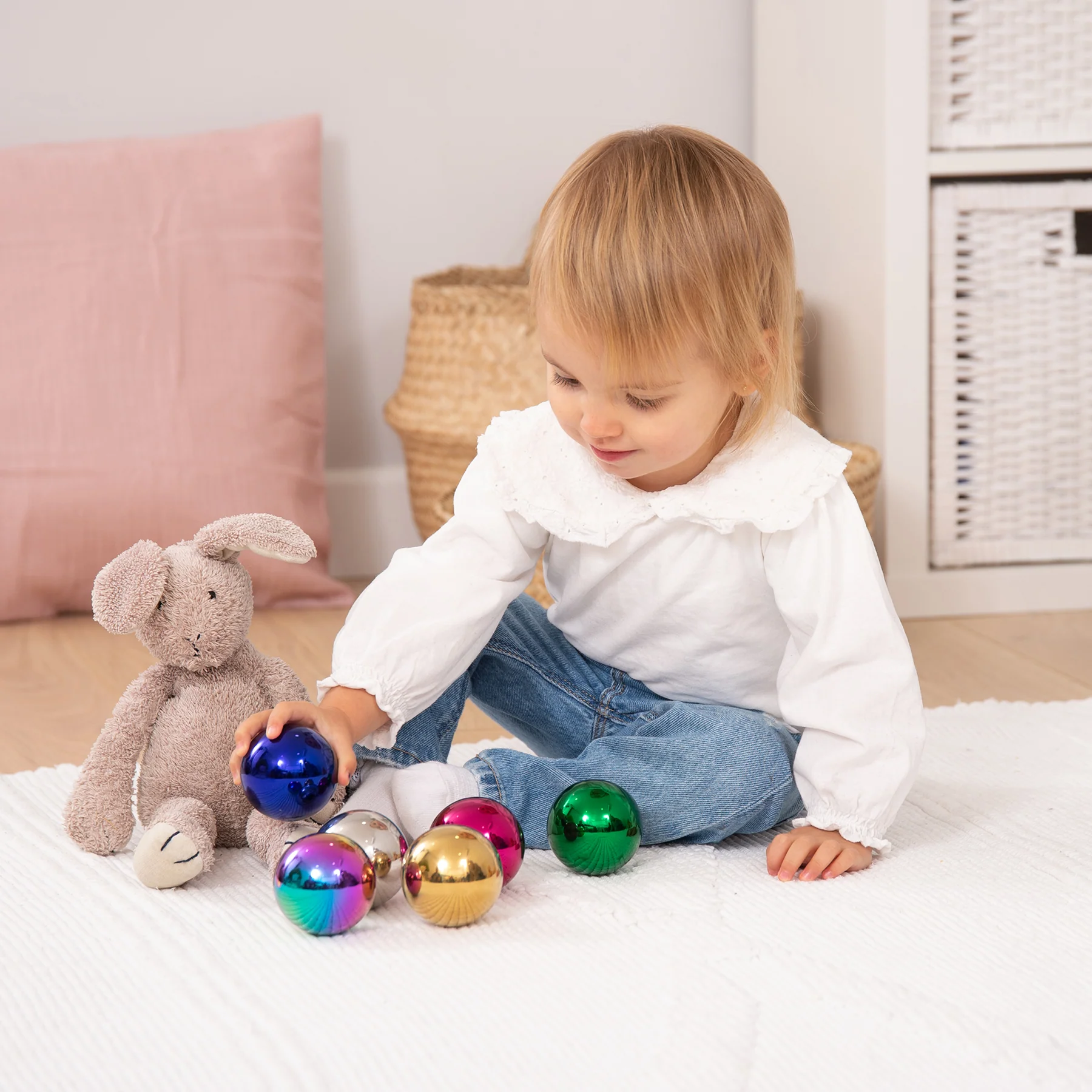 TickiT Sensory Reflective Color Mystery Balls - Set of 6 - Image 2