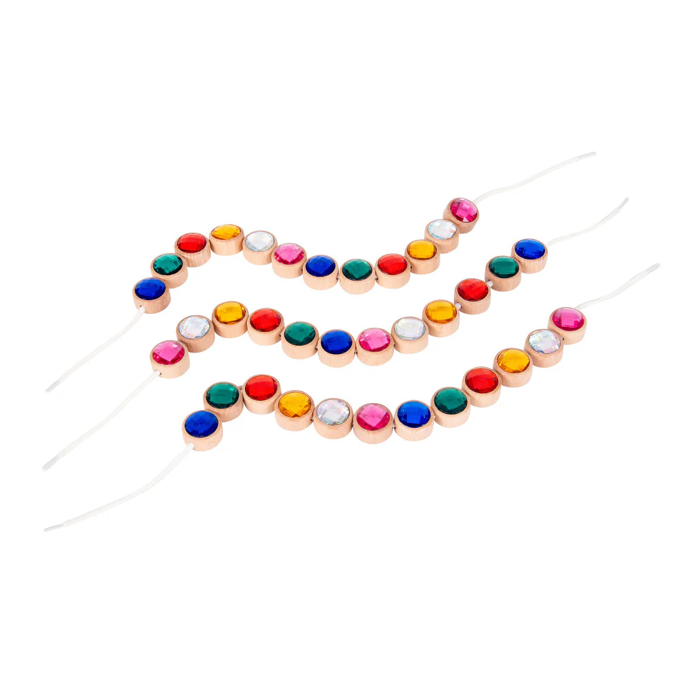 TickiT Wooden Lacing Jewels - Colorful Fine Motor Skill Toy - Image 3
