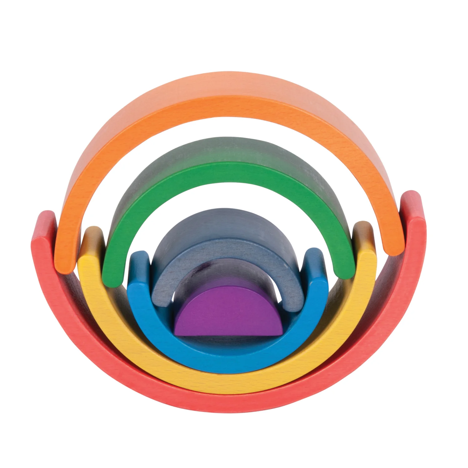 TickiT Wooden Rainbow Architect Arches - 7 Piece Set - Image 3