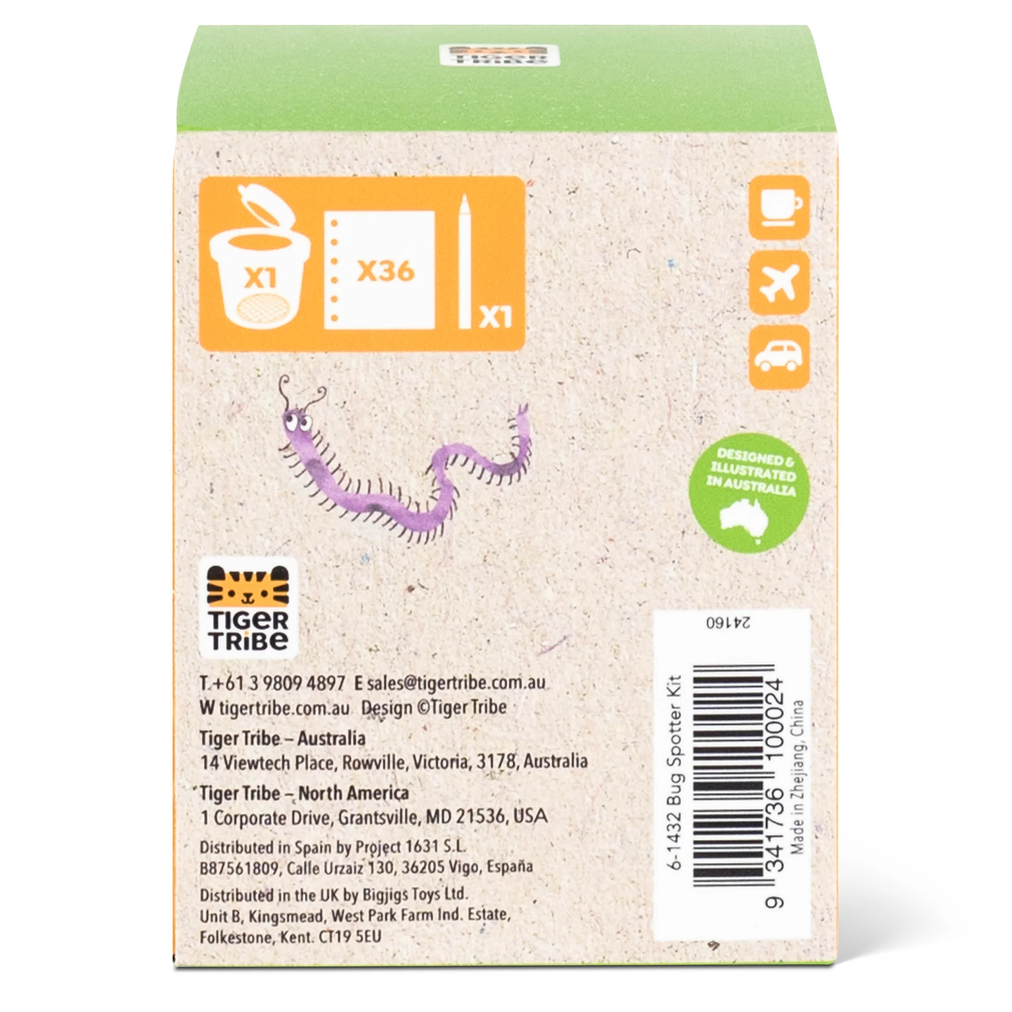 Tiger Tribe Bug Spotter STEM Kit, Insect Collector Box with Magnifying Lid, Ages 4+ - Image 2