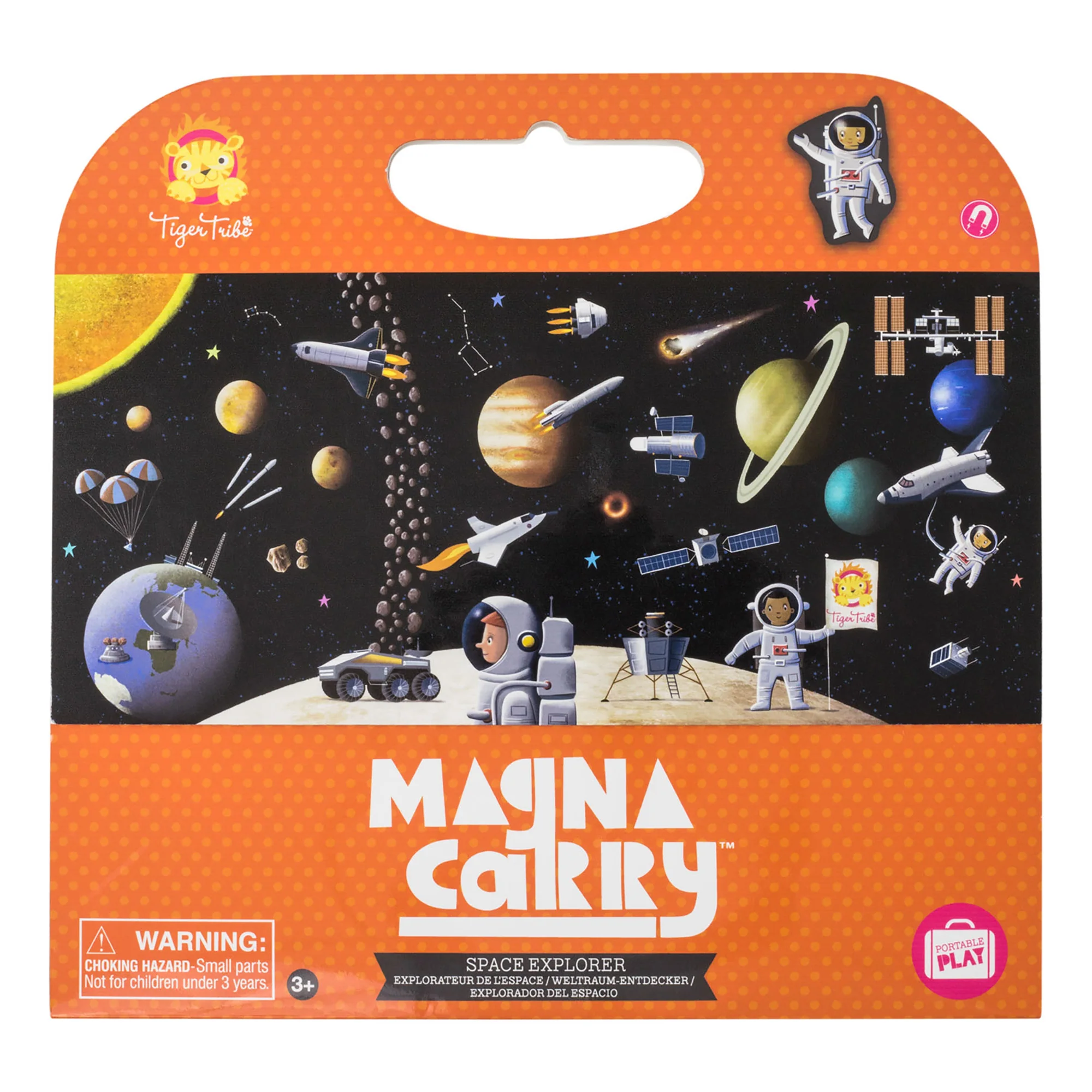 Tiger Tribe Magna Carry Space Explorer - Magnetic Space Adventure Playset