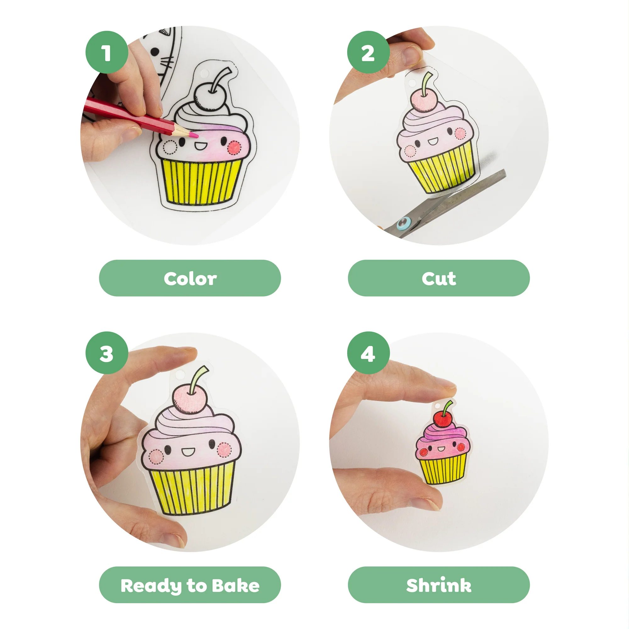 Tiger Tribe Shrinkies Ultimate Collection Craft Kit for Jewelry & Keychains, Ages 5-9 - Image 4