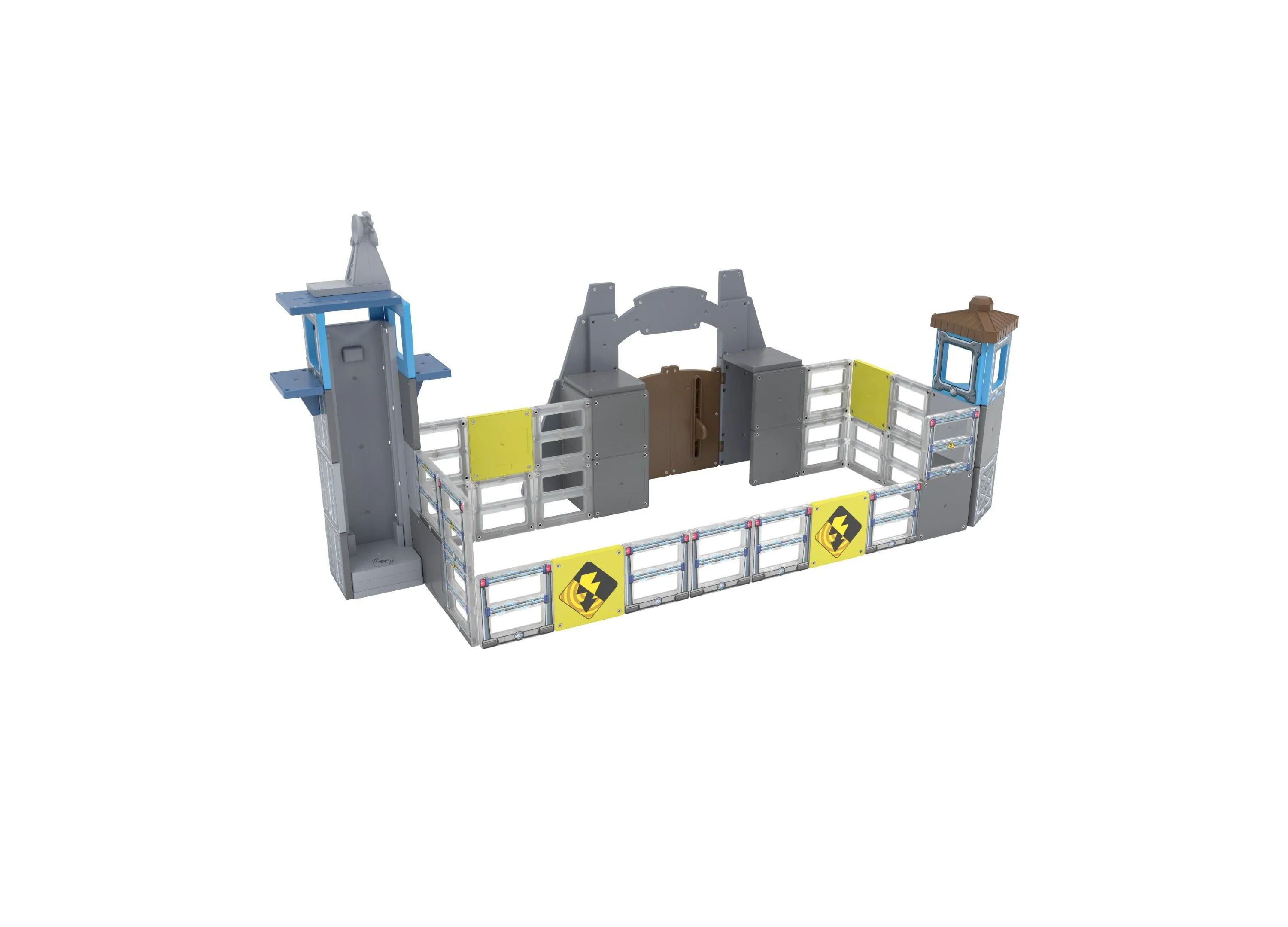 Tile Town Jurassic World Dino Escape Magnetic Tiles Playset, 69 Piece - Image 2