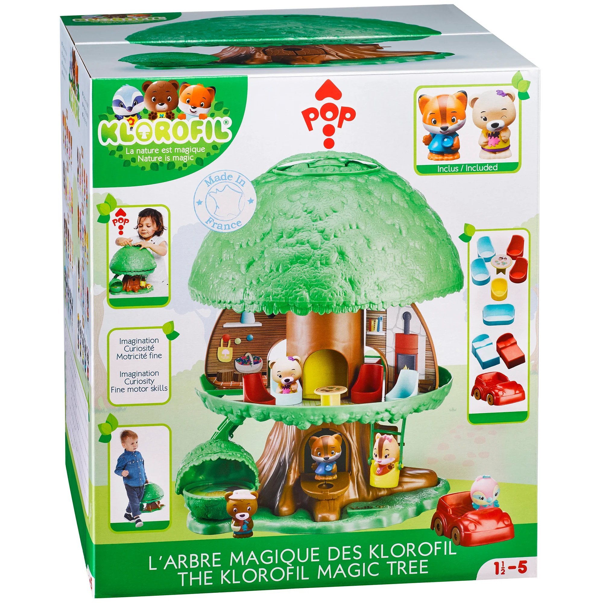 Timber Tots Magic Tree House Playset - Colorful Imaginative Set