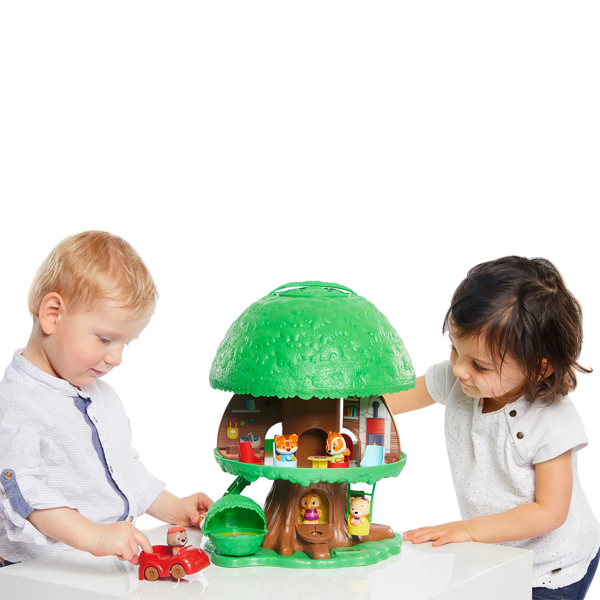 Timber Tots Magic Tree House Playset - Colorful Imaginative Set - Image 4