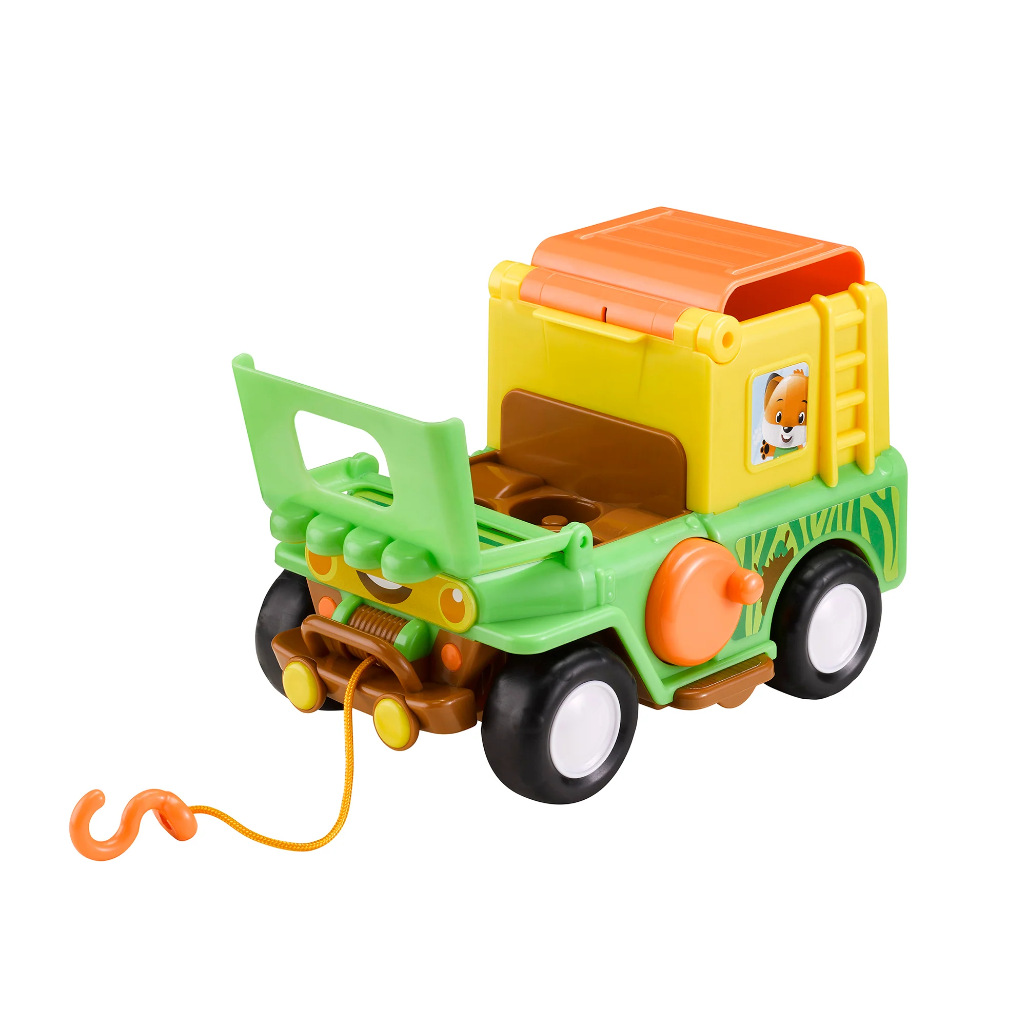 Timber Tots Safari Jeep Adventure Set with Exclusive Monkey Character - Image 2