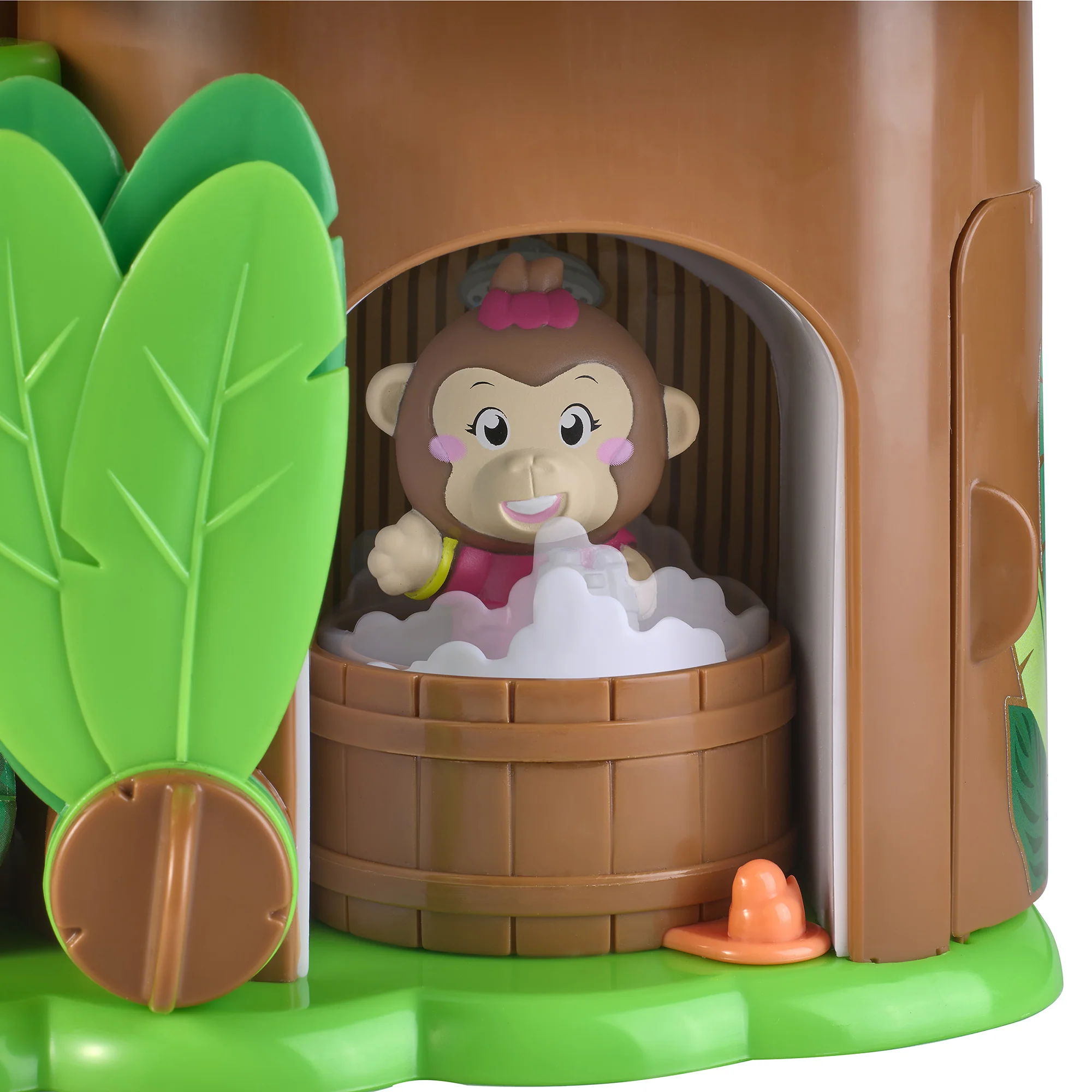 Timber Tots Tropical House Playset with Exclusive Monkey Character - Image 5