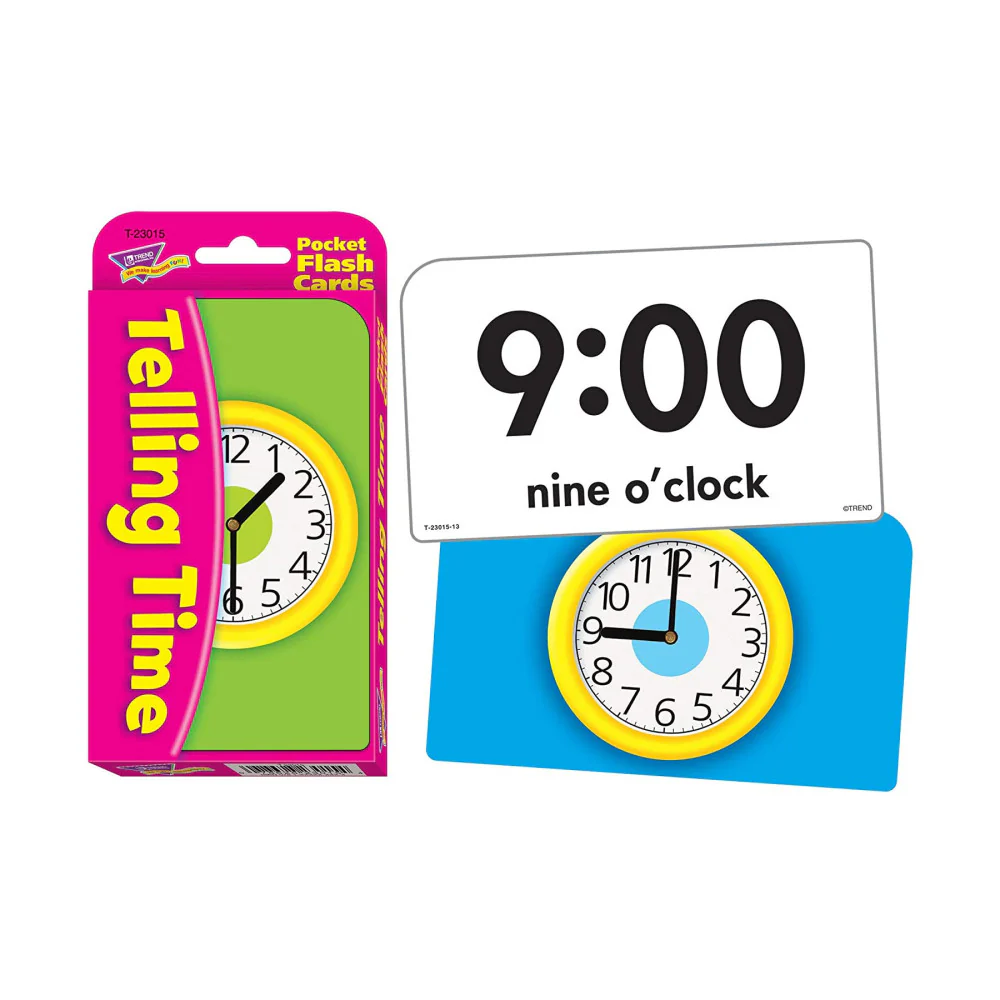 Educational Time & Money Mastery Flash Cards Bundle - Image 2