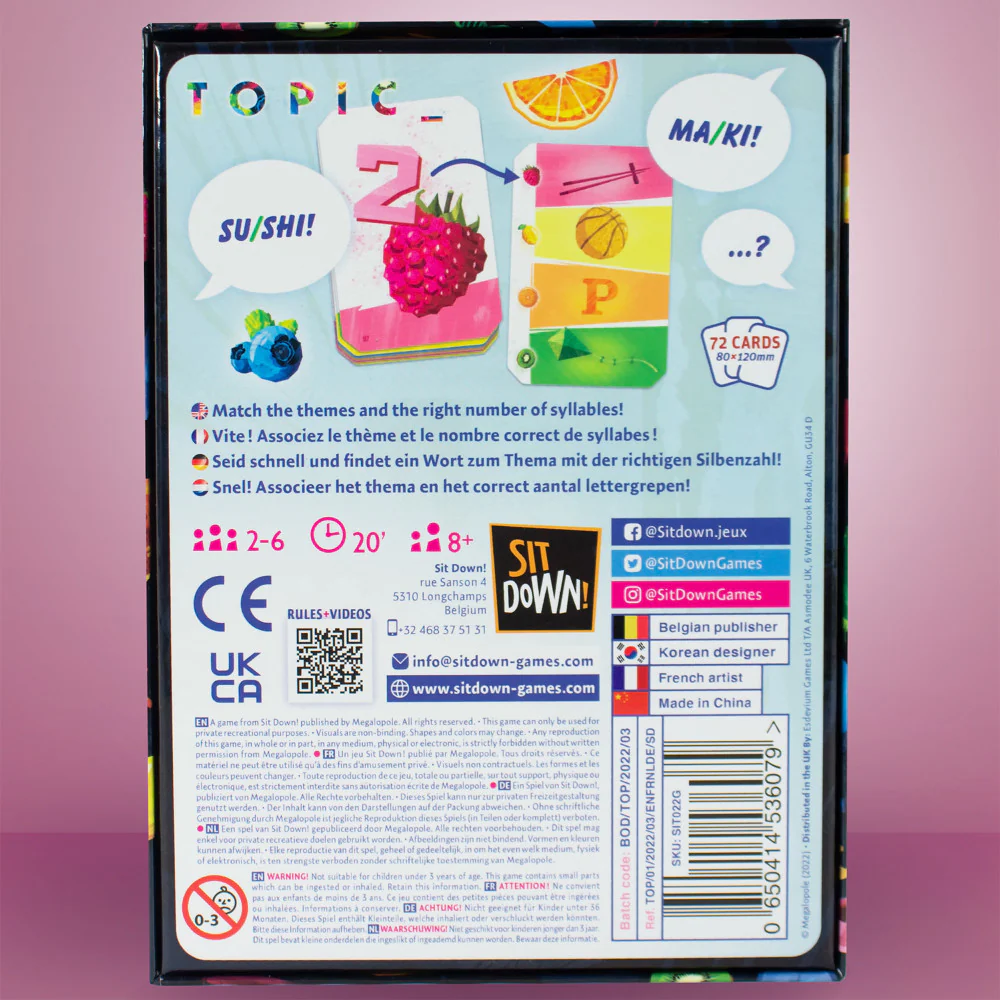 Topic_ Dynamic Party Word Card Game - Image 3