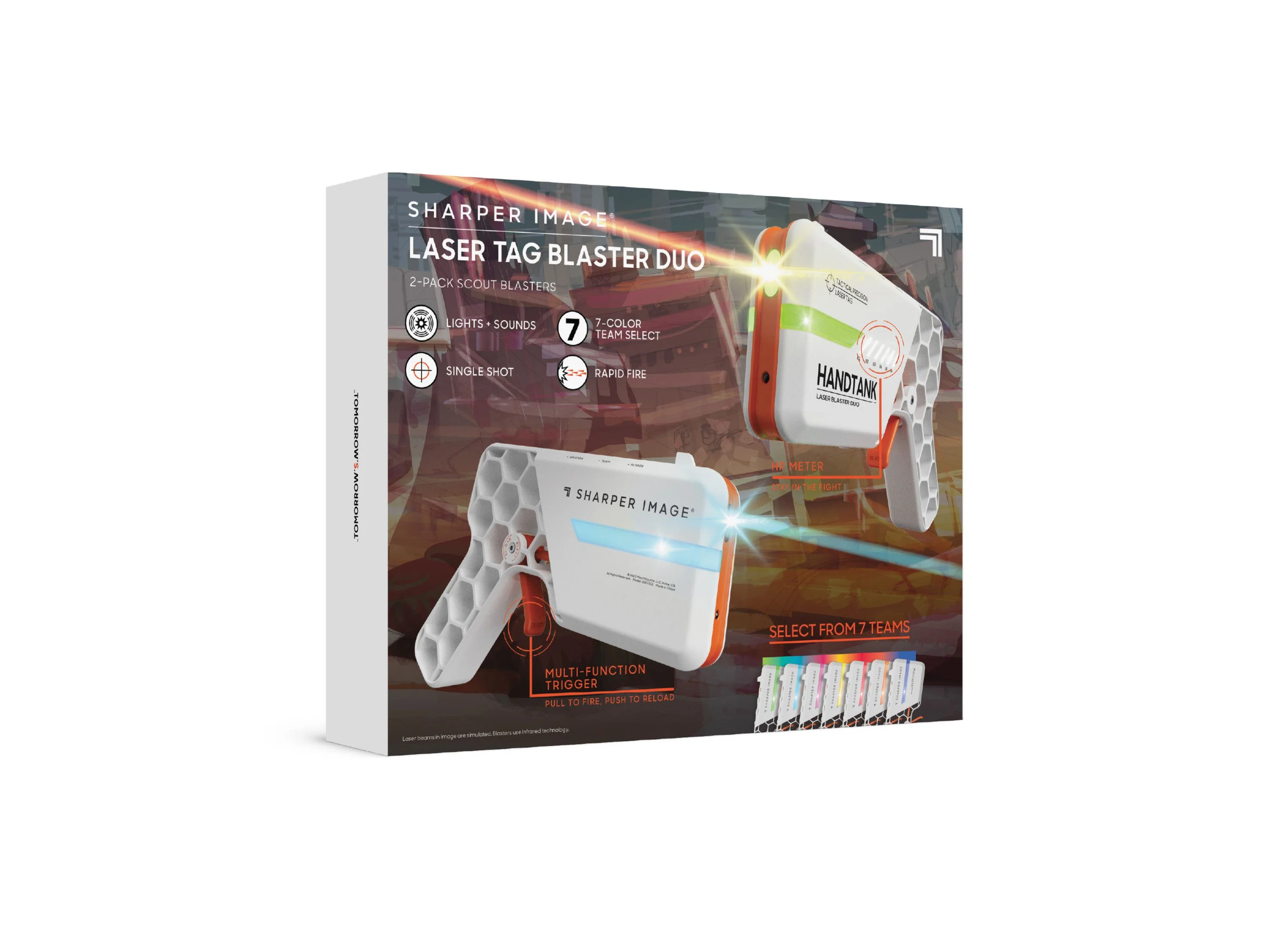 Rechargeable 4-Pack Laser Tag Blasters with Docking Station - Image 8
