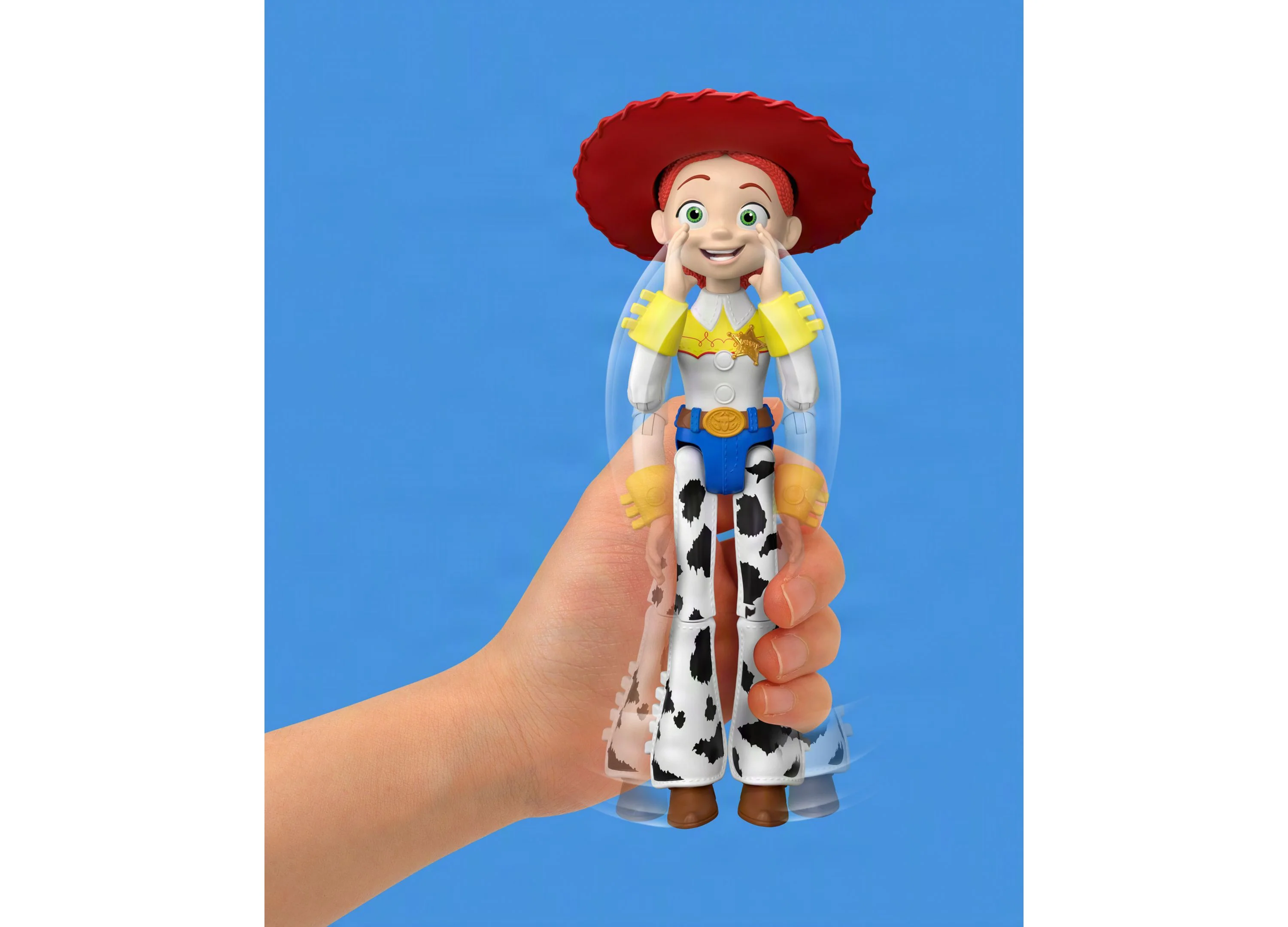 Disney Pixar Toy Story 5 Critter Talk Jessie 12-Inch Action Figure With Pig - Image 5