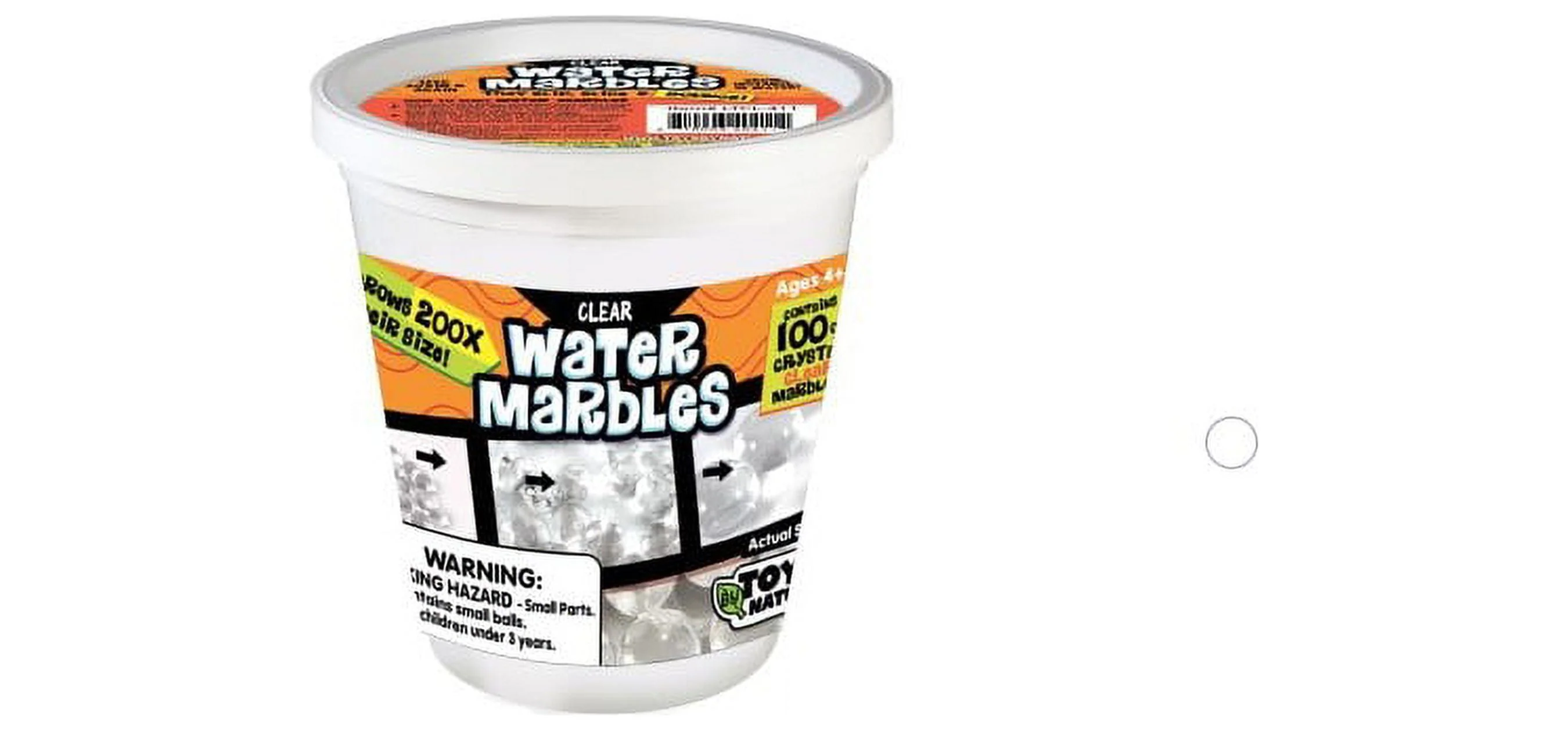 Toys By Nature Clear Water Marbles Science Kit - 1/4 Pound Set