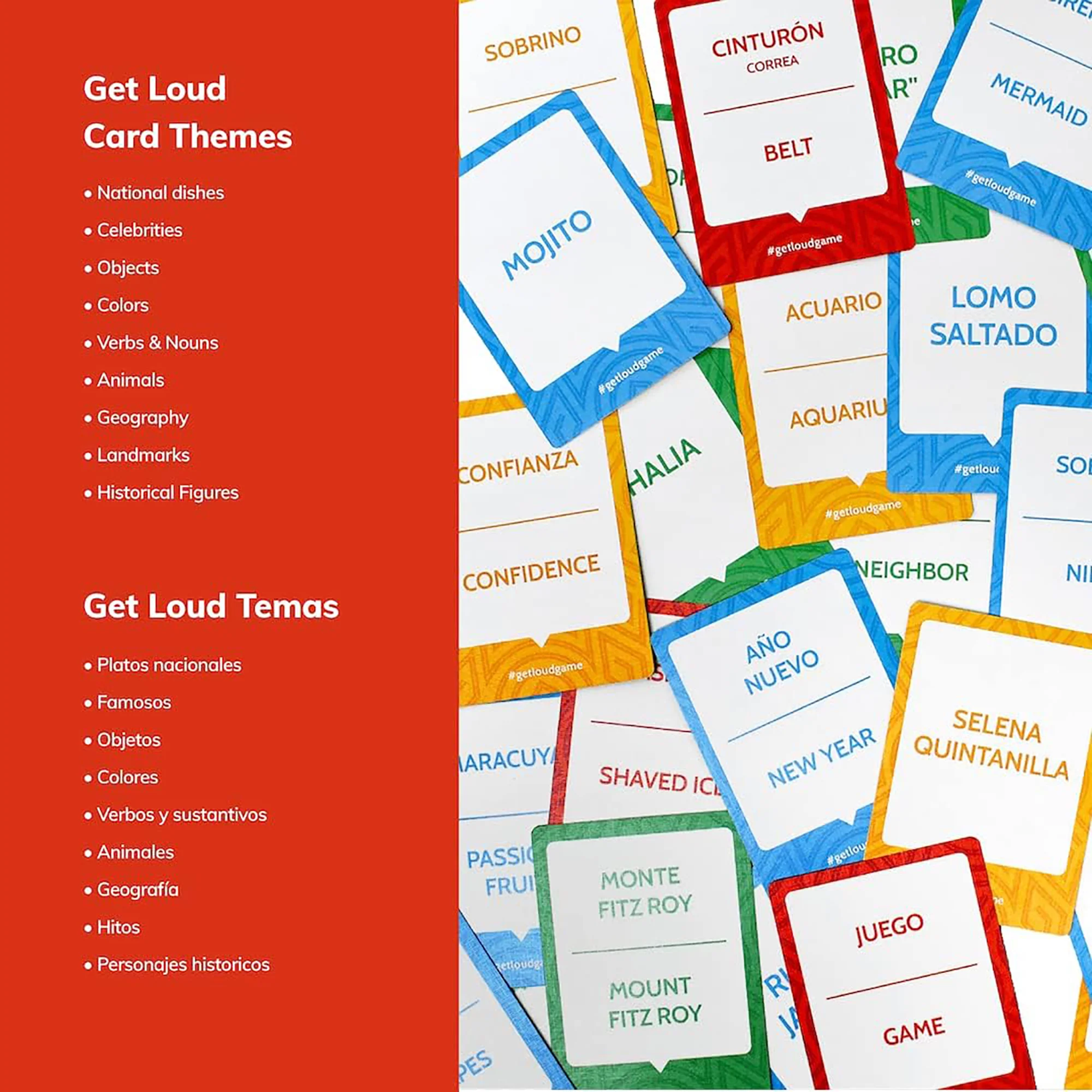 Tragos Get Loud Bilingual Word Guessing Party Game, Age 8+ - Image 2